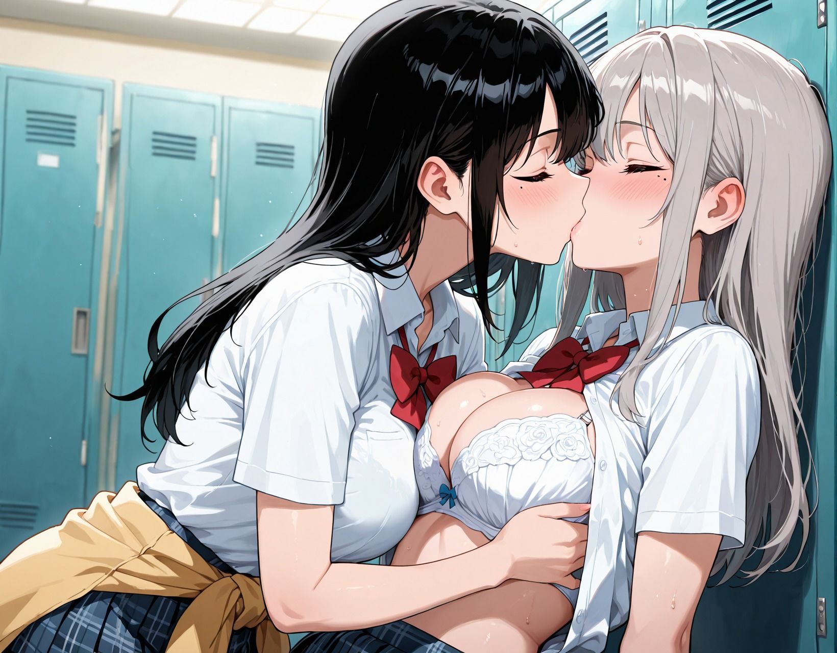 優等生初のレズ調教 画像4