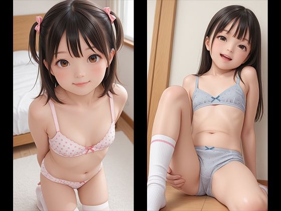 下着の女の子ポートレート
