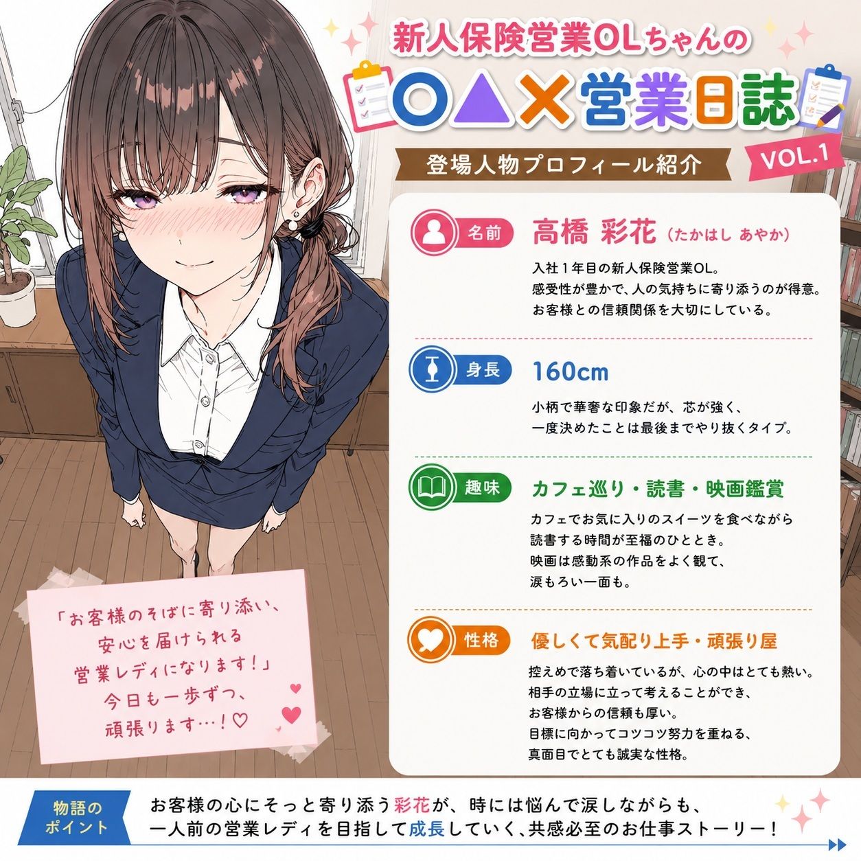 新人保険営業OLちゃんの〇▲？営業日誌VOL 1_2