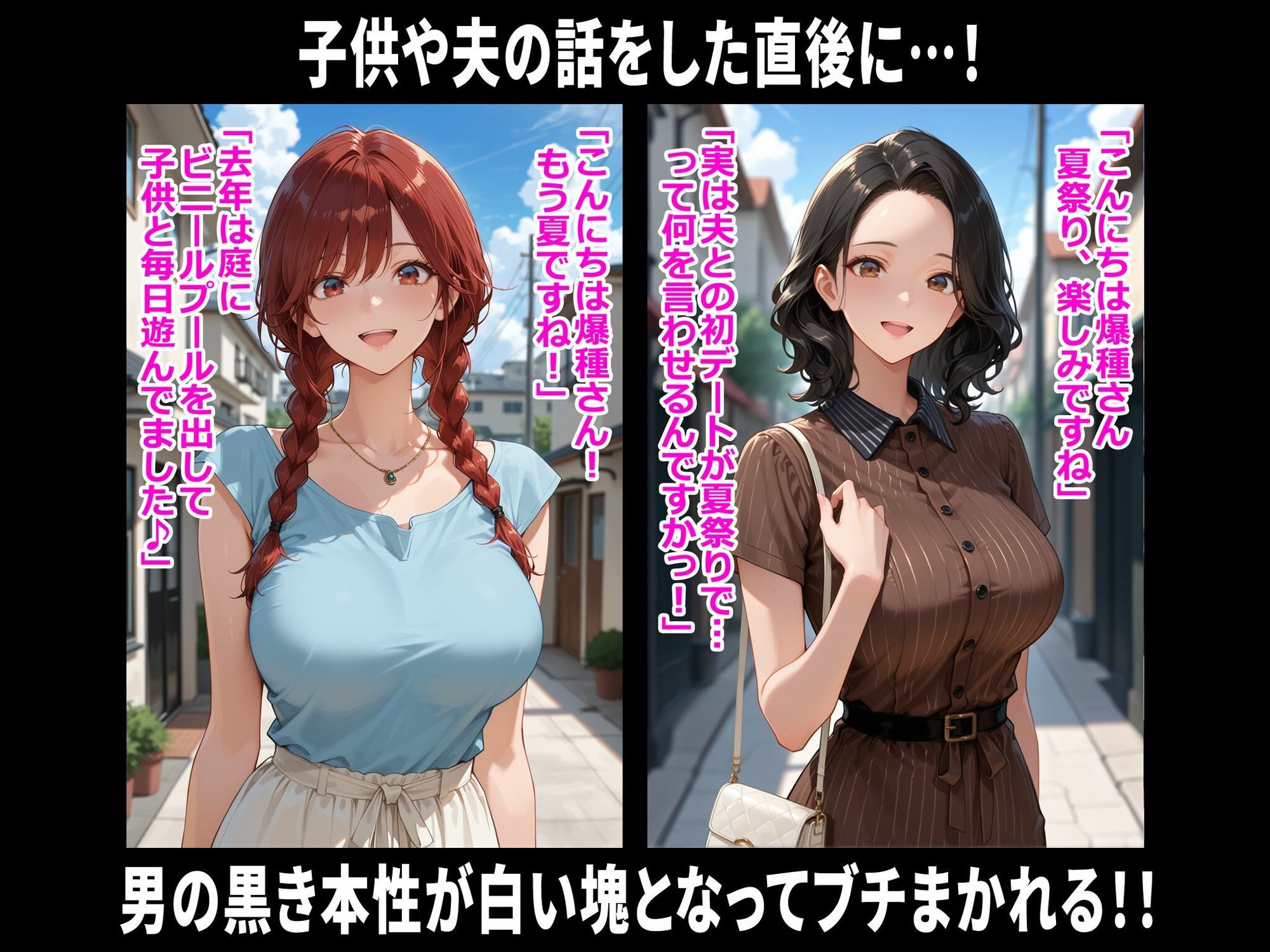 巨乳人妻レ〇プ事件被害者録 即出し2コマ3