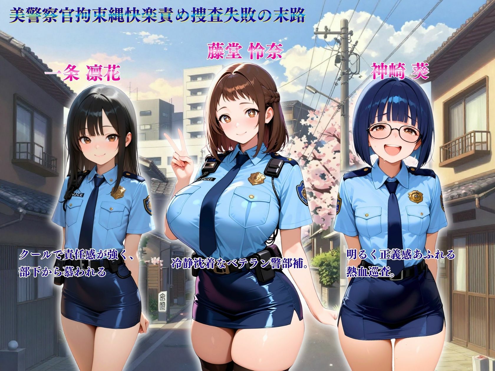 美警察官拘束縄快楽責め捜査失敗の末路「住民には手を出さないでください…私が受けます。」2