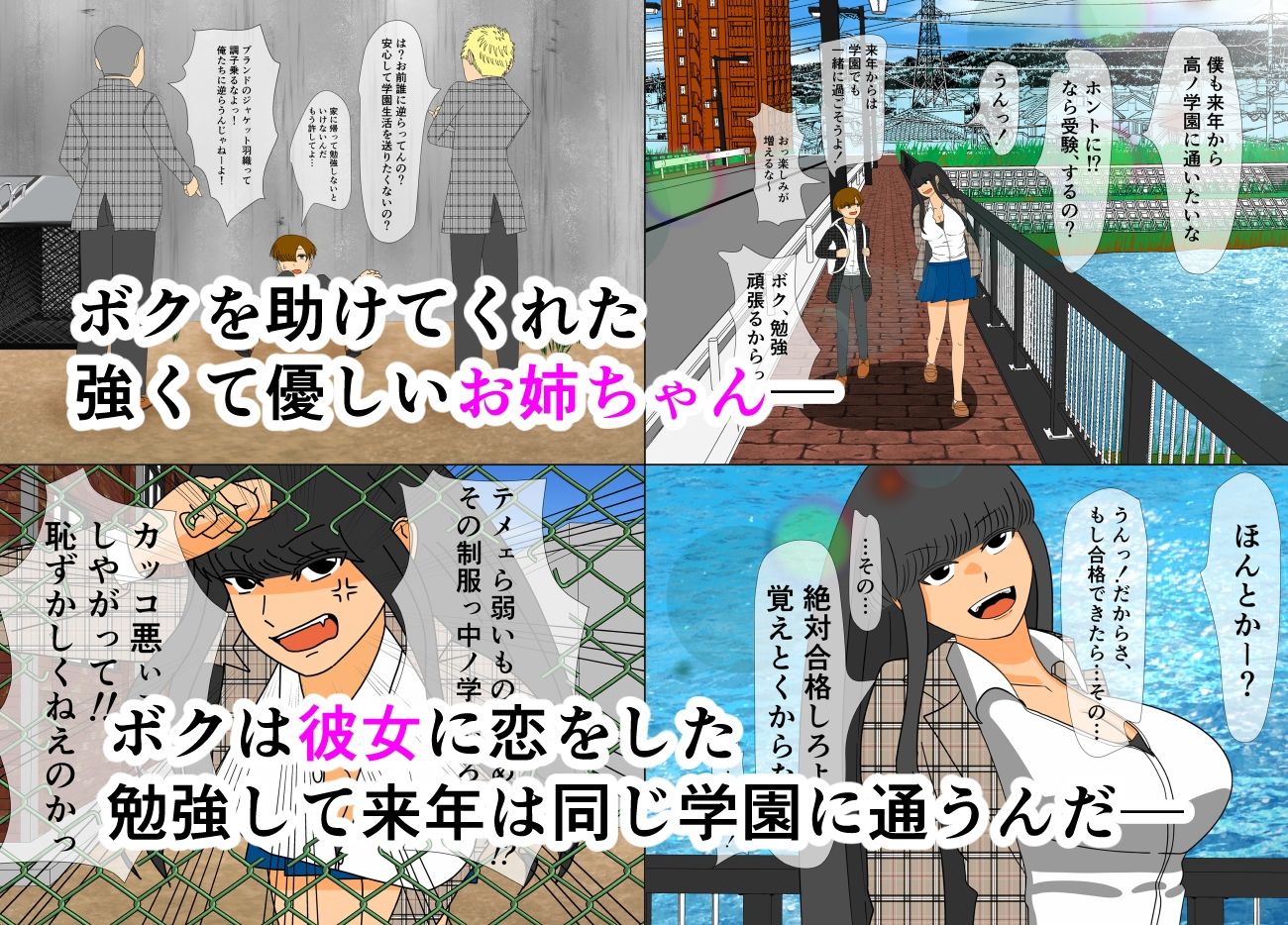 ボクをいじめる奴らがお姉ちゃんと遊び始めた。 サンプル1