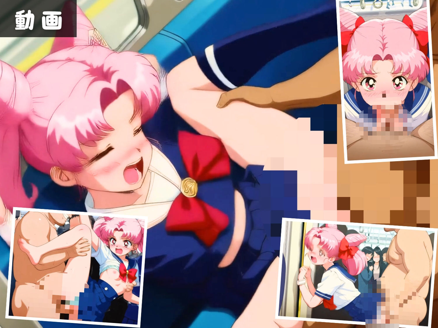 美少女戦士セ●ラームーン 〜10人のセーラー戦士と秘密の痴●車両〜【セット作品】 サンプル6