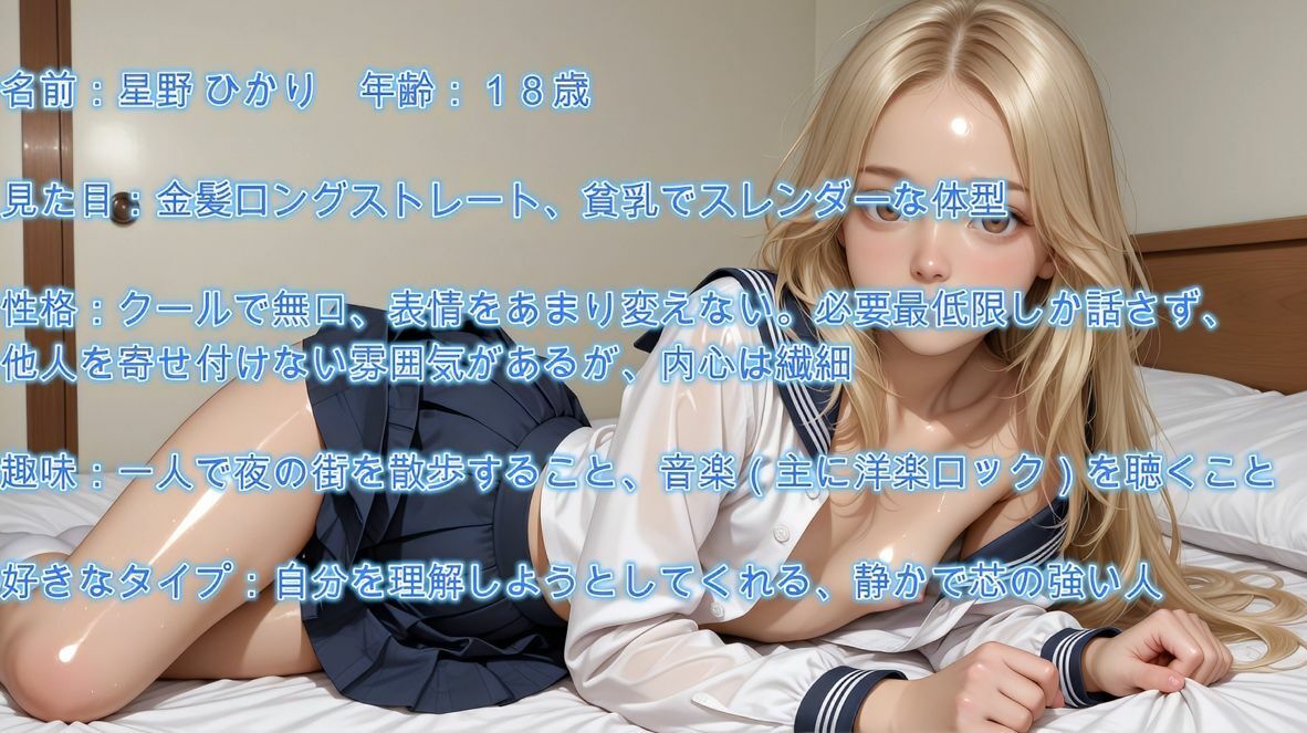 【4K】禁断の金髪貧乳ロリ。制服姿のままハメまくった一部映像_2