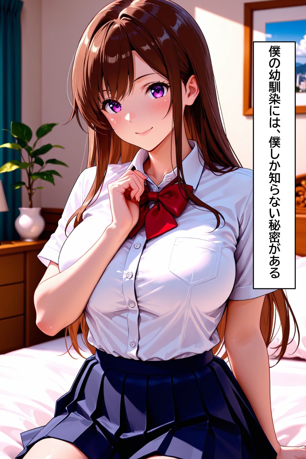 女子校生淫乱性交  清楚な幼馴染と中出し即ハメ サンプル1