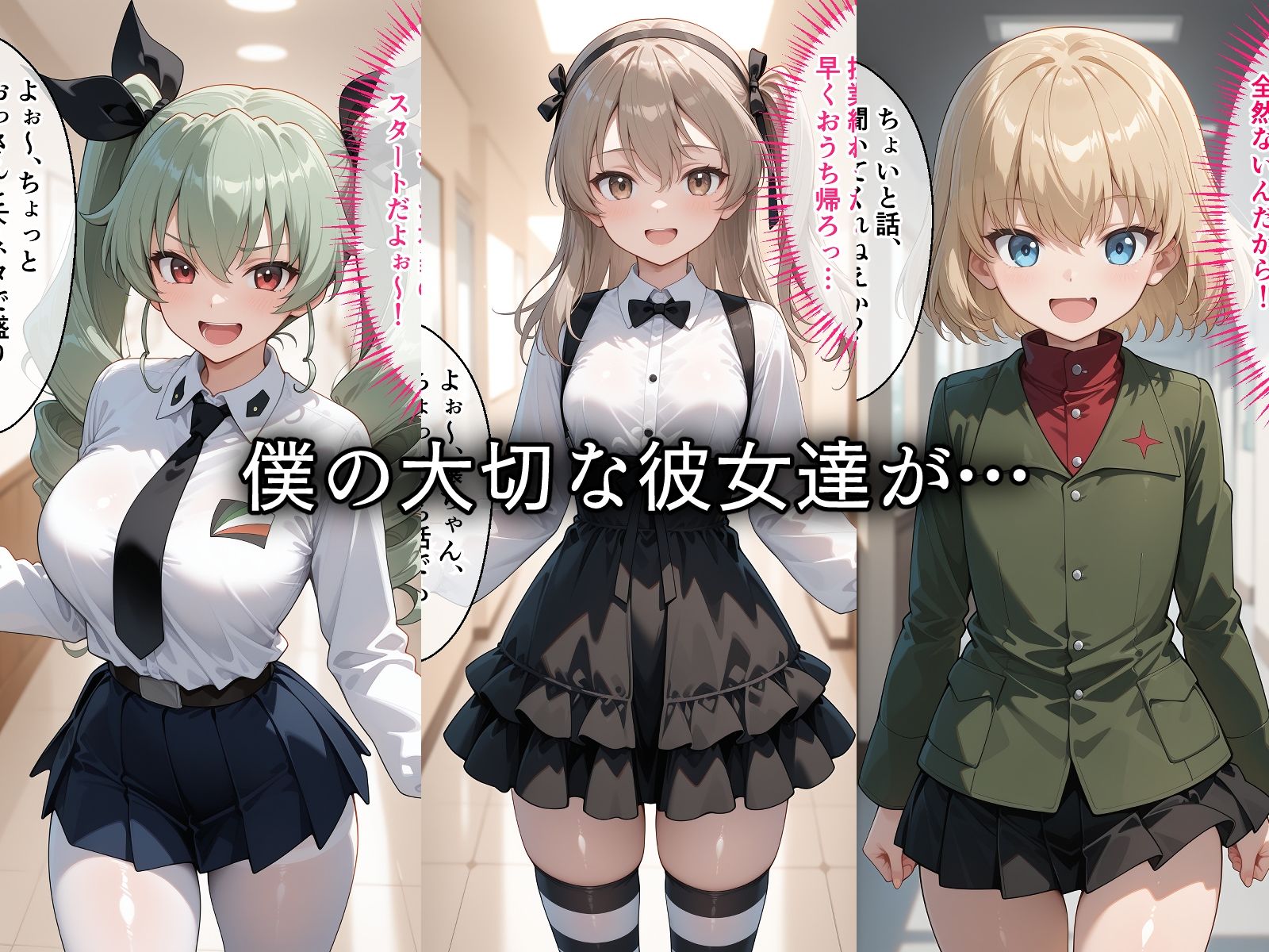 寝取られた〇さい隊長たち～催〇アプリで種付け完了1