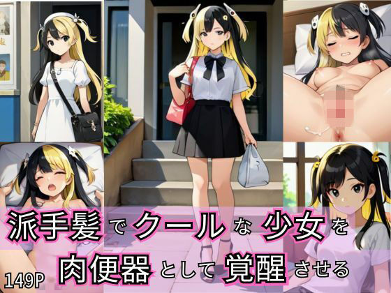 派手髪でクールな少女を肉便器として覚醒させる