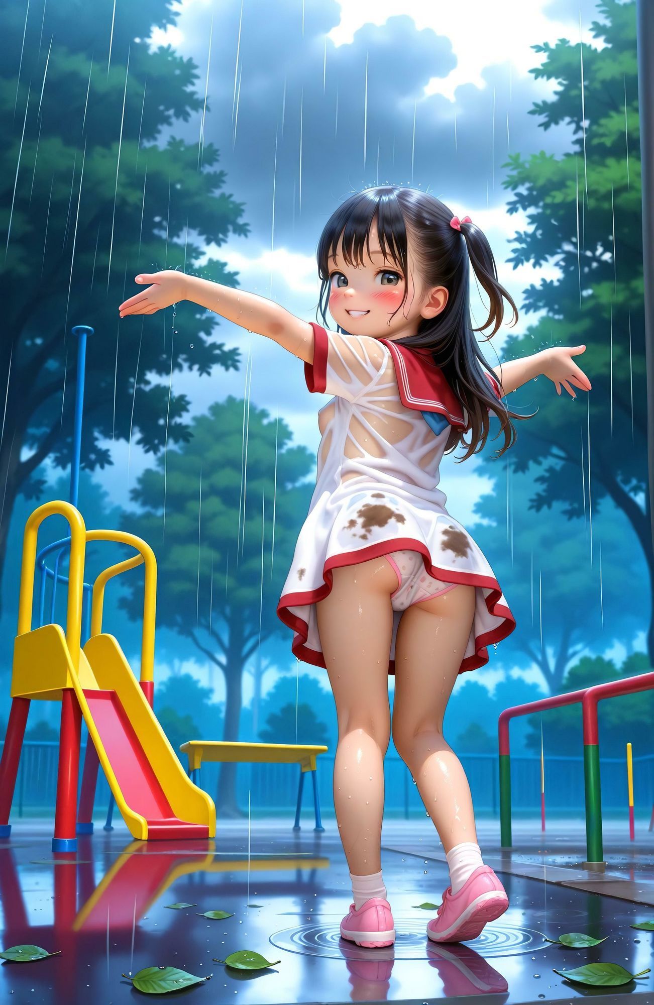 盗撮コレクションW～雨の日の公園編～4