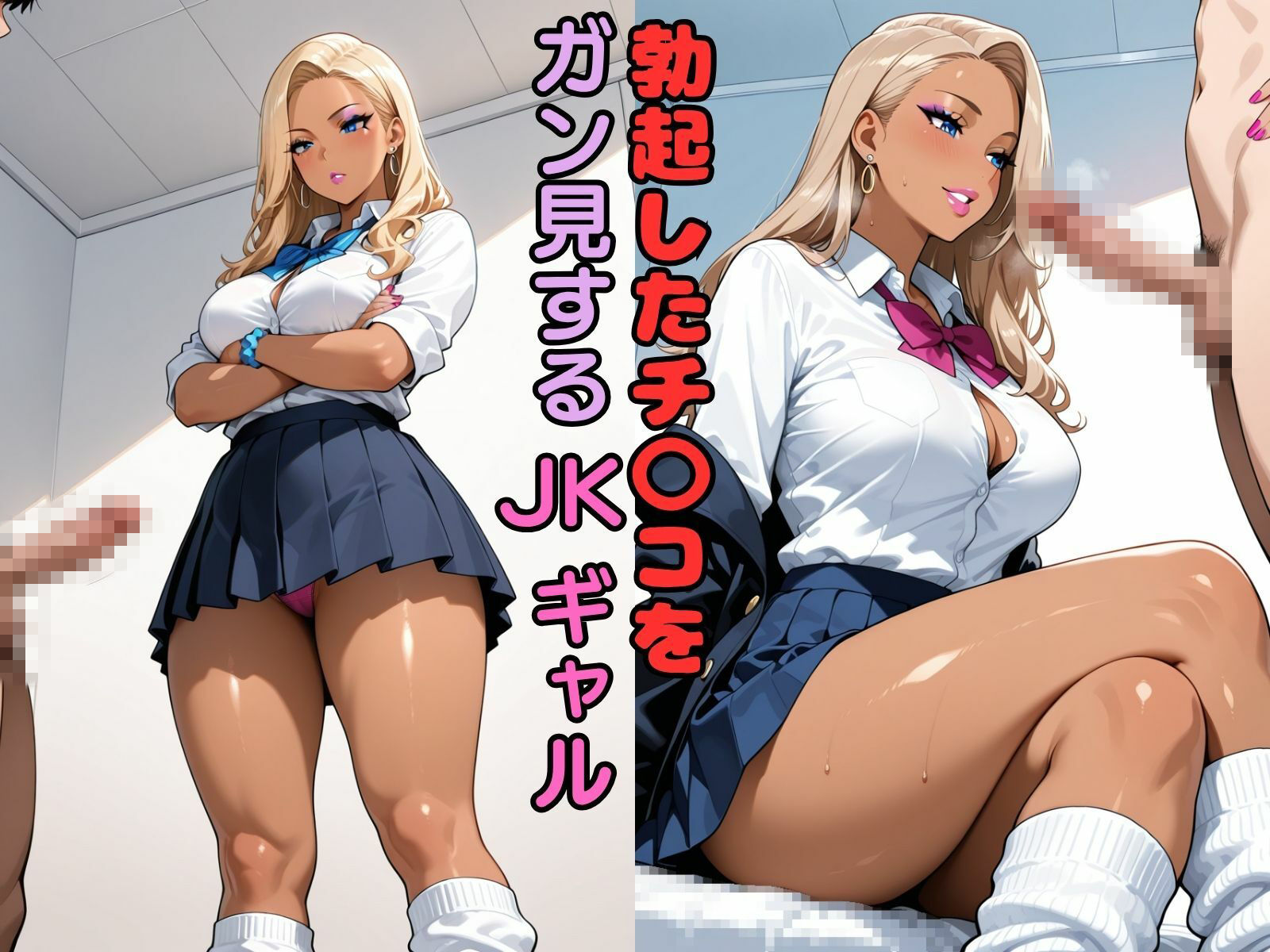 CFNM チ〇コをガン見するギャルたち-1 画像5