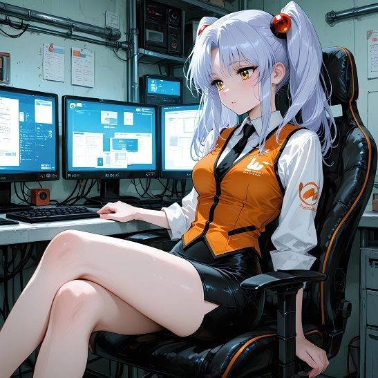 『【表】機動宇宙戦艦の電子の妖精さん』AIの手で蘇る懐かしのヒロインシリーズ サンプル画像 2