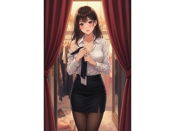 秘密の更衣室。高級ランジェリーの試着室で、完璧な先輩OL・結衣さんがすべてを脱ぎ去るまで。