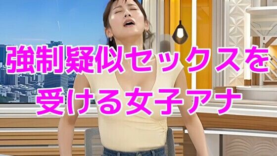 強●疑似セックスを受ける女子アナ 画像1