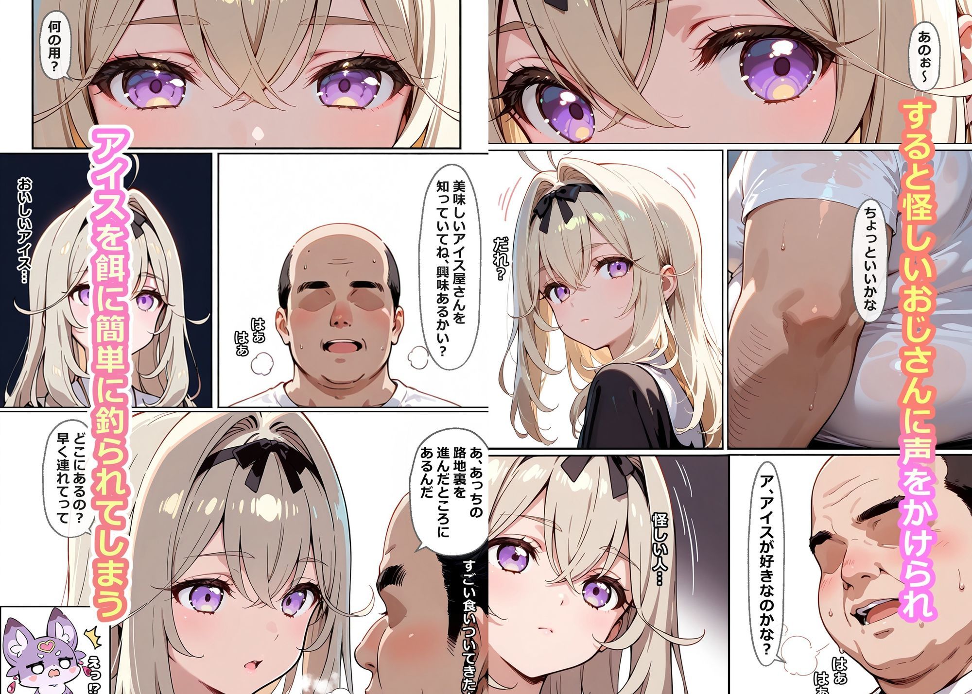 アイス大好き少女が変態おじさんに眠らされて種付けされる話3