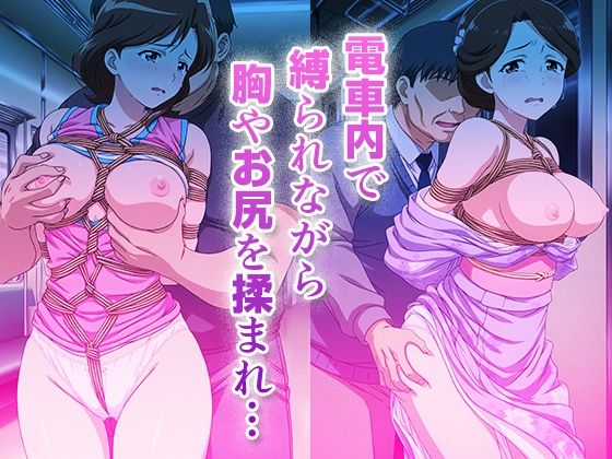 【電車内で公開調教】羞恥が快楽に変わるまで 熟女編 画像1