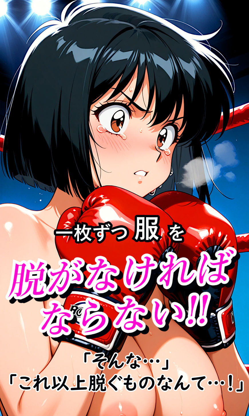 黒髪ボブちゃんVS!〜不良男子とボクシング対決!リングに鳴り響く、屈辱の絶叫!!〜 画像3