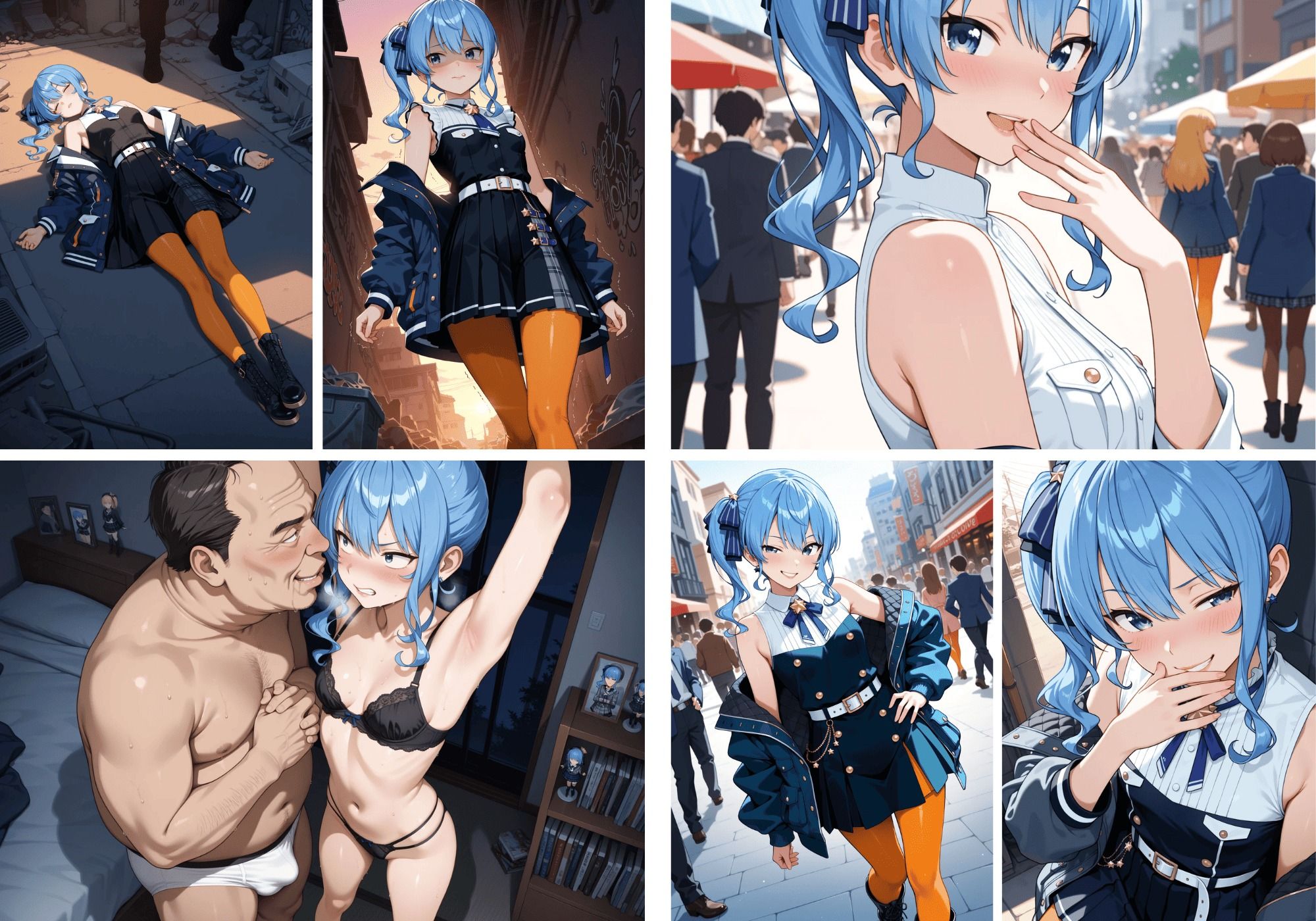 おじさんにお持ち帰りされた星街すい〇い 画像1