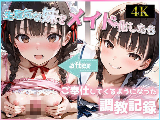 【4K神画質】生意気な妹をメイド化したら、毎日ご奉仕してくるようになった調教記録