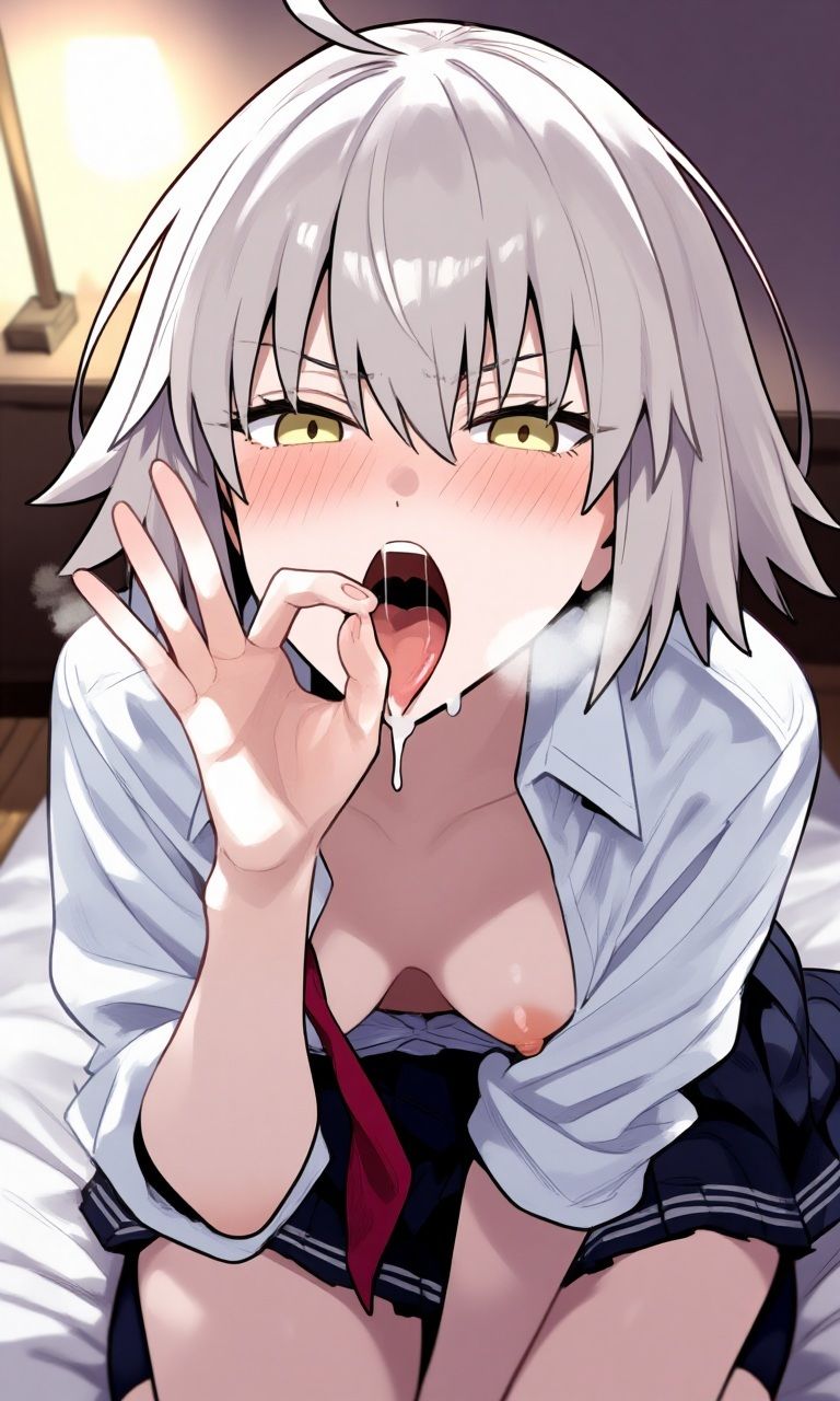 ジャ〇ヌオルタの制服エッチ 画像3