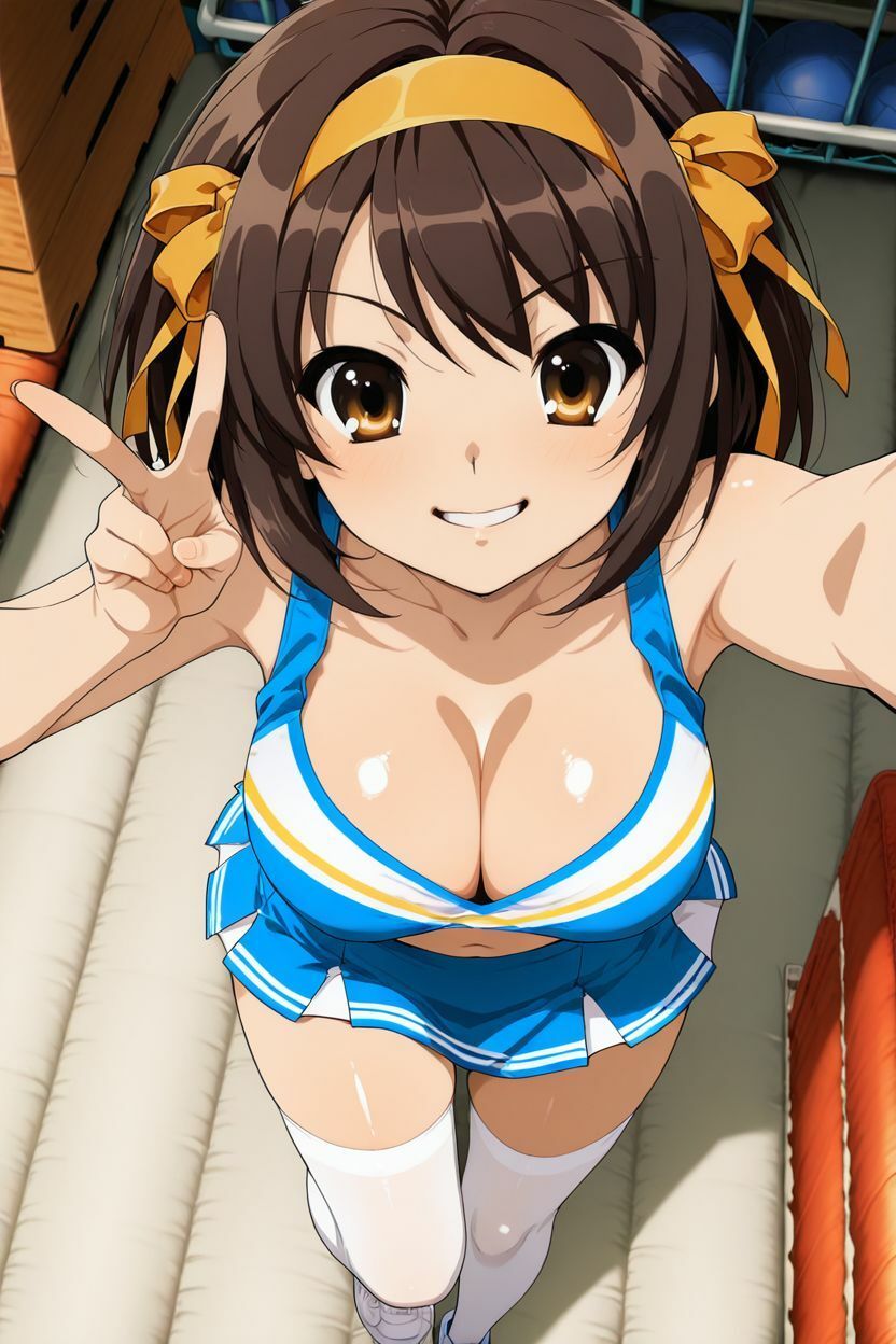 ち〇ぽに勝てなかった女たち〜涼〇ハ〇ヒ、チアコス中出し地獄編 画像1