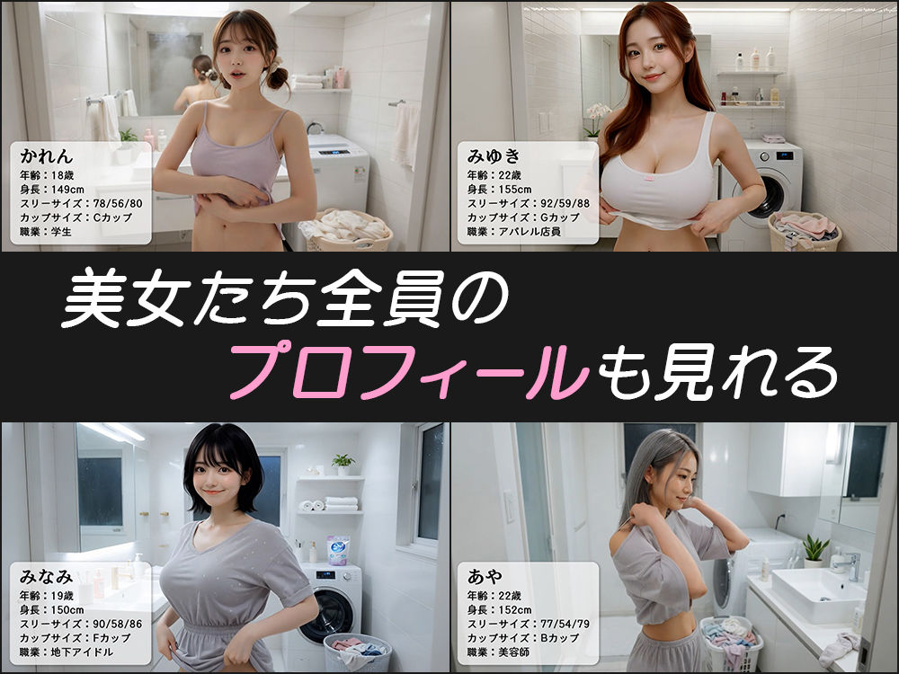 【4K 動画】家庭内入浴撮影 〜極上美女14人のプライベート入浴記録〜 サンプル画像 6