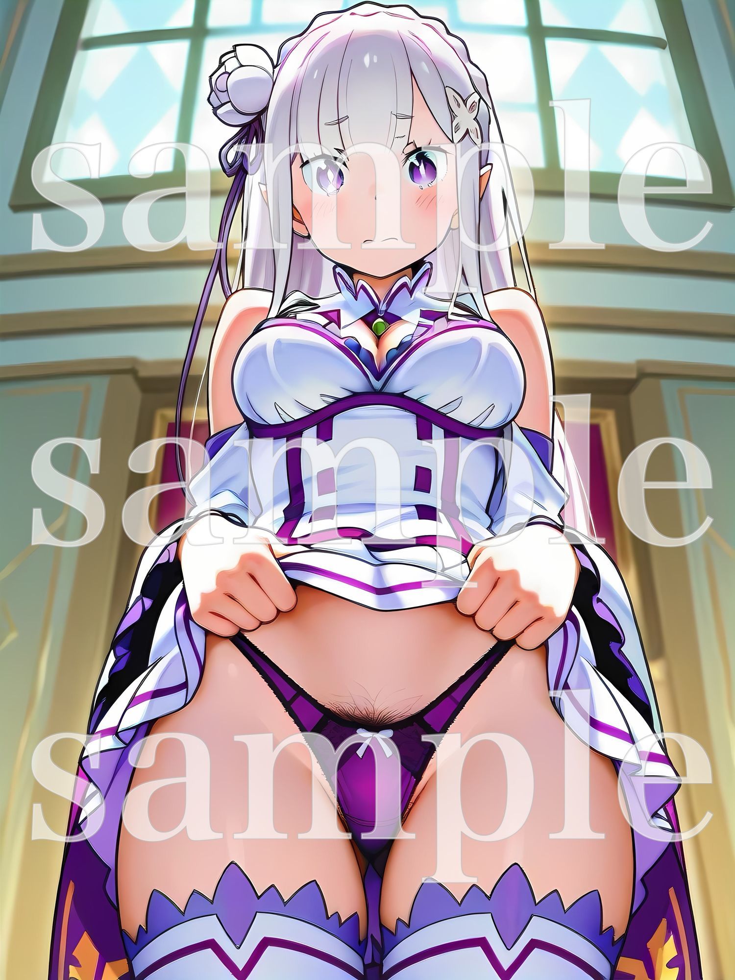秘密のチラ見せアルバイト〜パンツを見せてもらったら陰毛まで見えちゃいました〜〇ミ〇ア編2