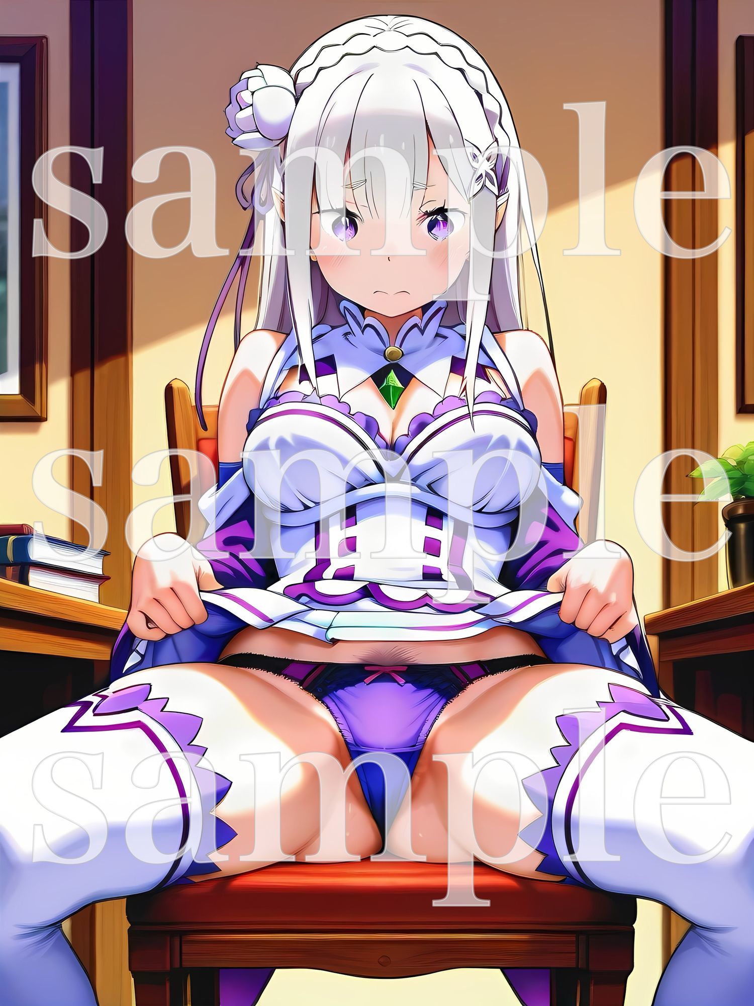 秘密のチラ見せアルバイト〜パンツを見せてもらったら陰毛まで見えちゃいました〜〇ミ〇ア編3