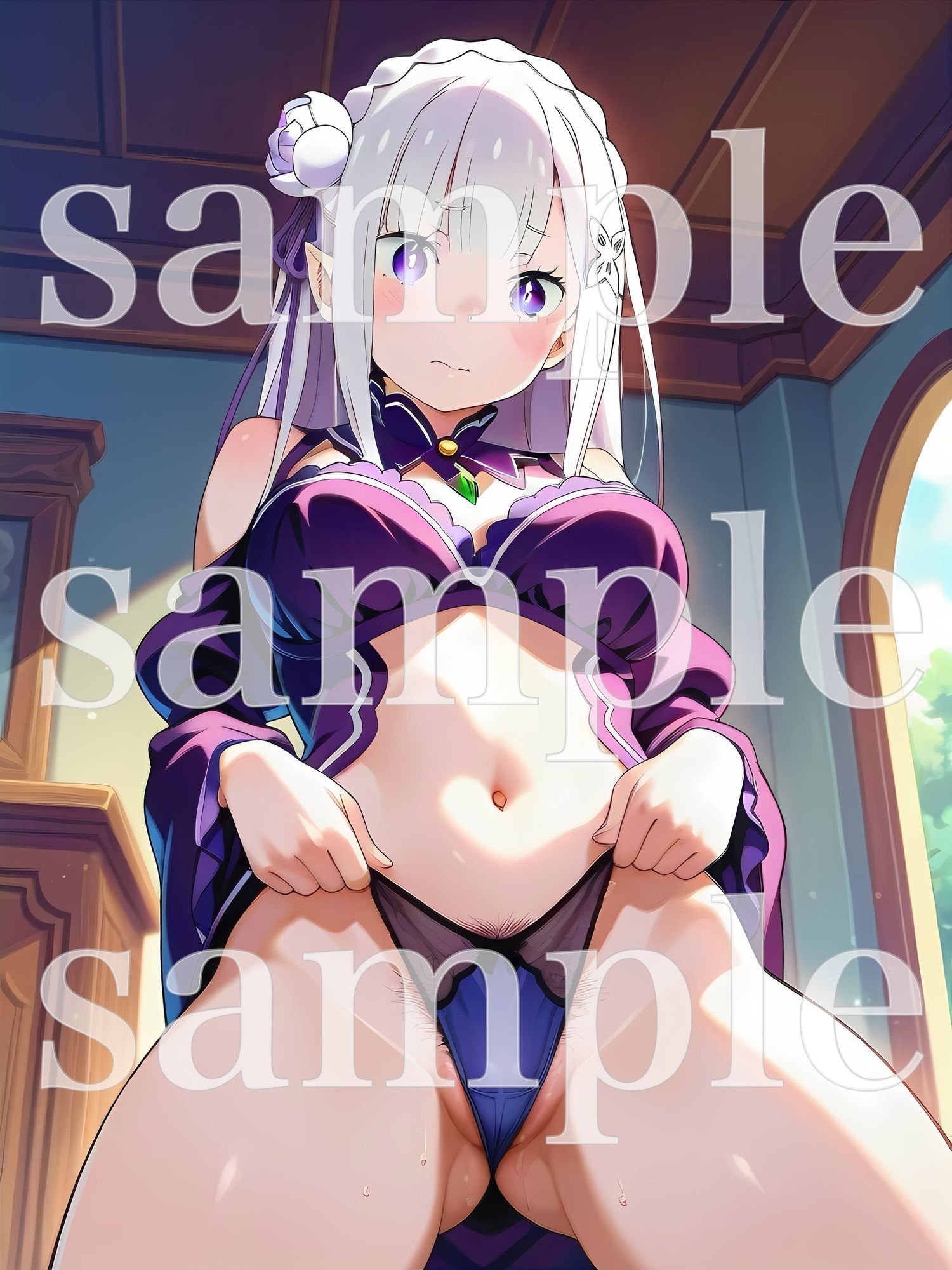 秘密のチラ見せアルバイト〜パンツを見せてもらったら陰毛まで見えちゃいました〜〇ミ〇ア編6