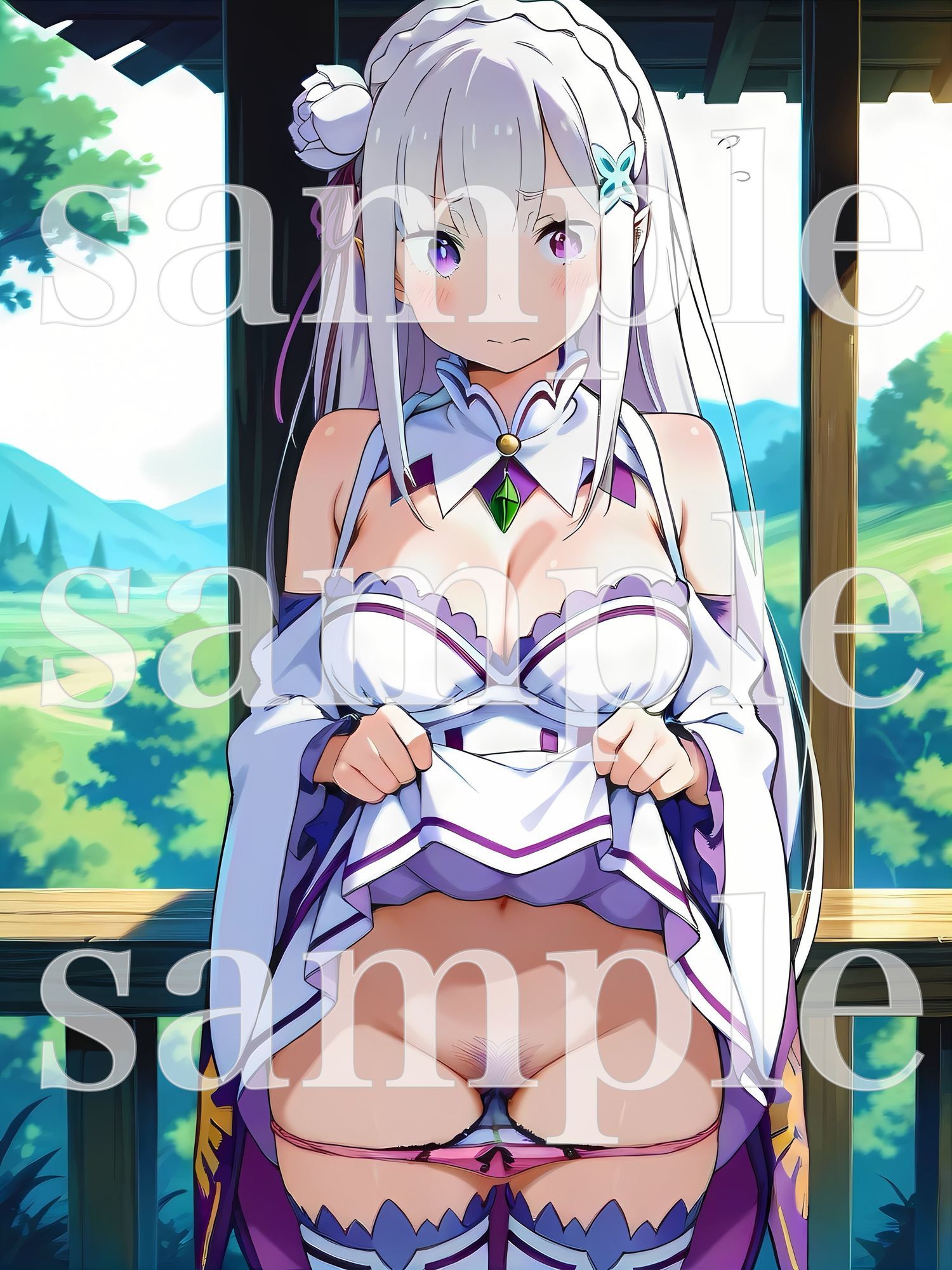 秘密のチラ見せアルバイト〜パンツを見せてもらったら陰毛まで見えちゃいました〜〇ミ〇ア編9