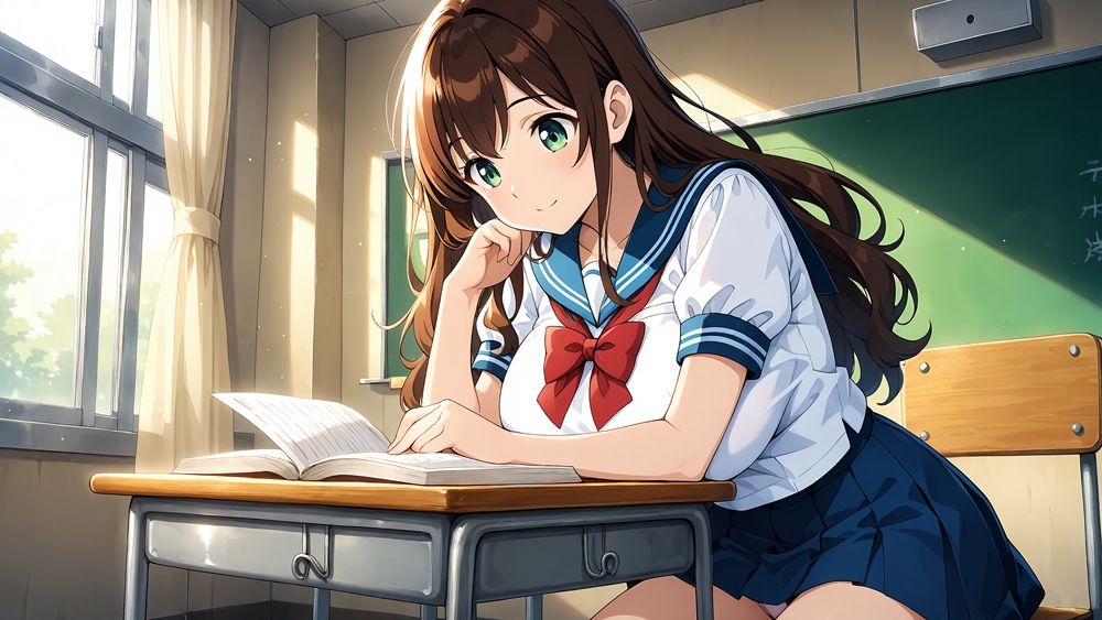 爆乳スク水姉妹が顧問教師と淫らな特別トレーニング【4K】 画像3