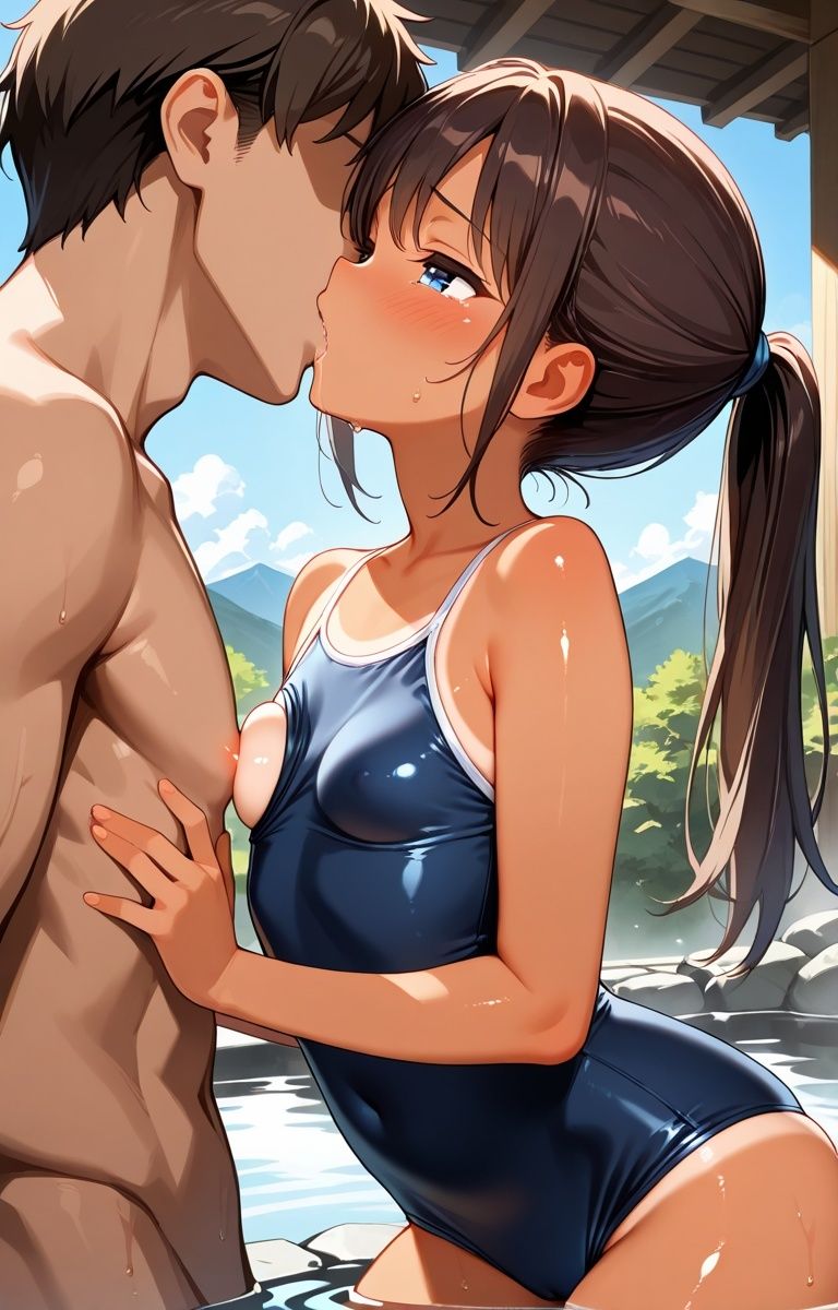 【あおいろ＊グラフィ】スク水温泉少女15人（2026年6月号）_7