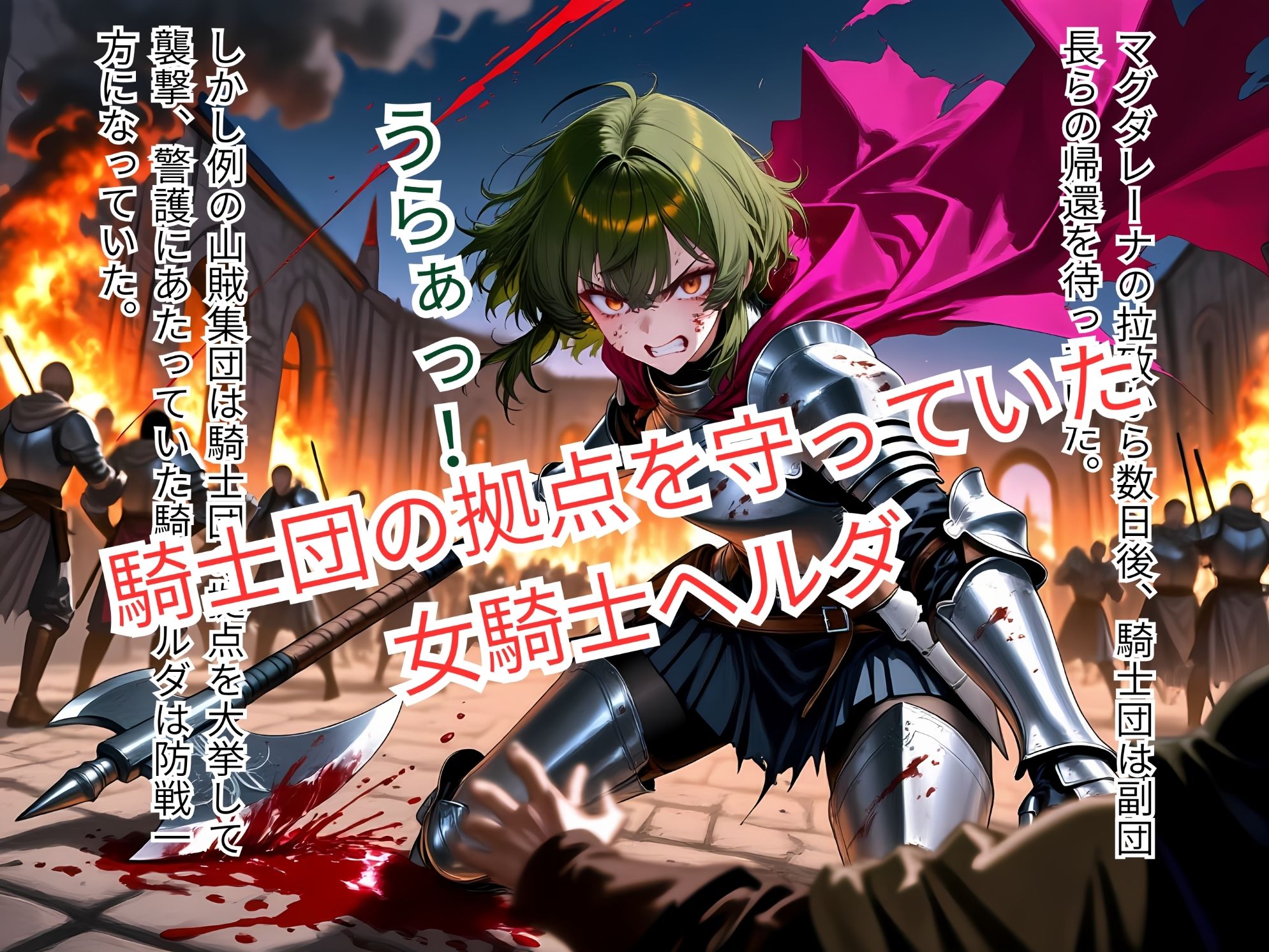 集団強●に堕とされた女騎士が、淫乱な「玩具」を志願するまで〜怒りの騎士の本性〜 画像2