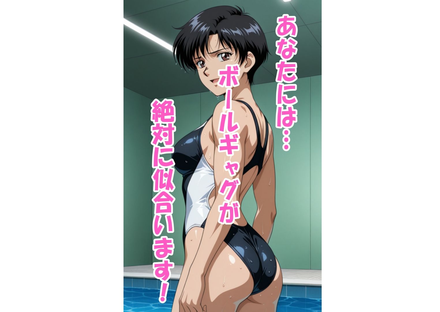 水泳部部長にはボールギャグが似合う サンプル2