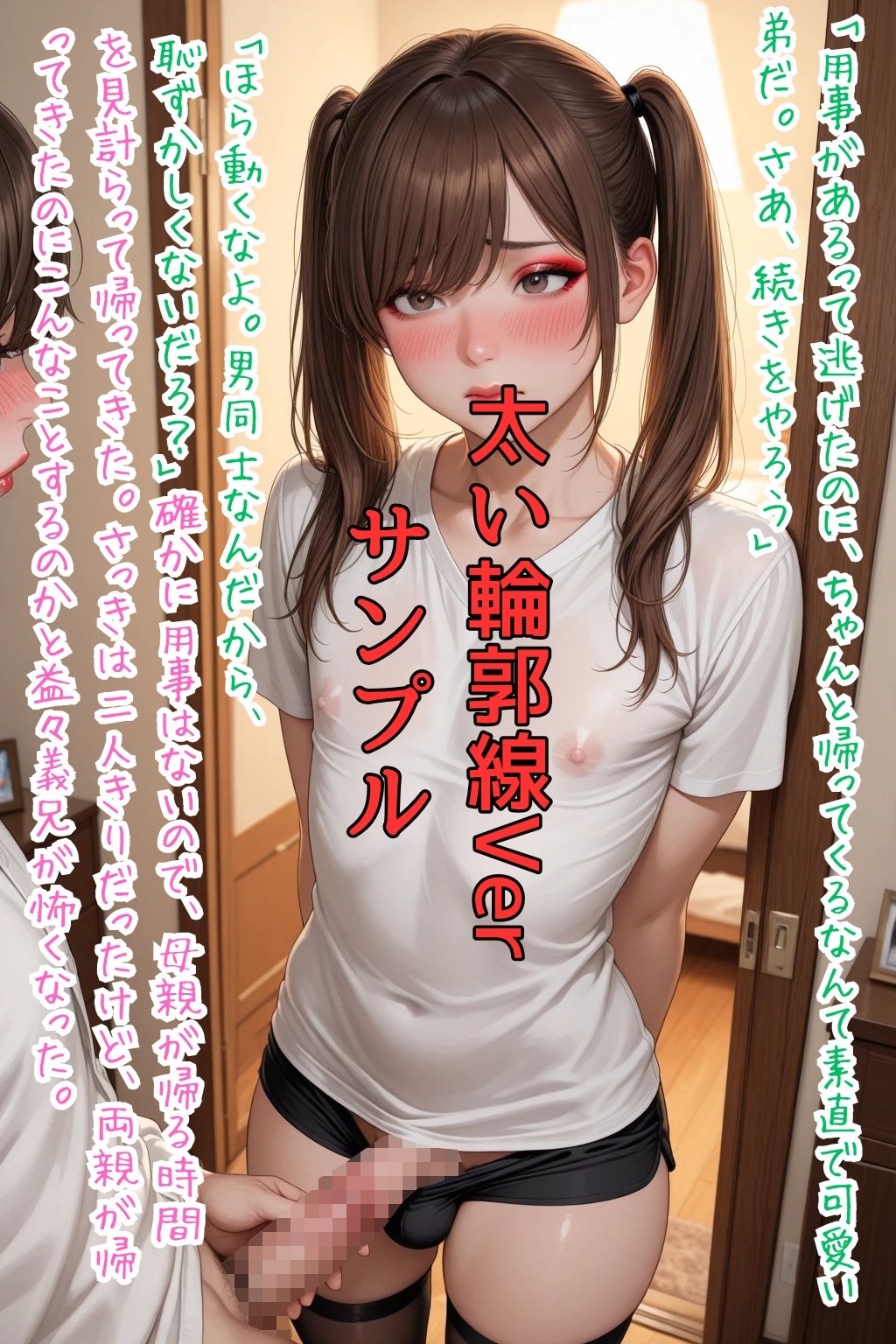Sissy Captions Mな男の娘のシシーキャプション集6 母親の再婚で運命が狂いはじめた大学生の物語 いけないとわかってるのに… 僕はもう逃げられない… 画像2