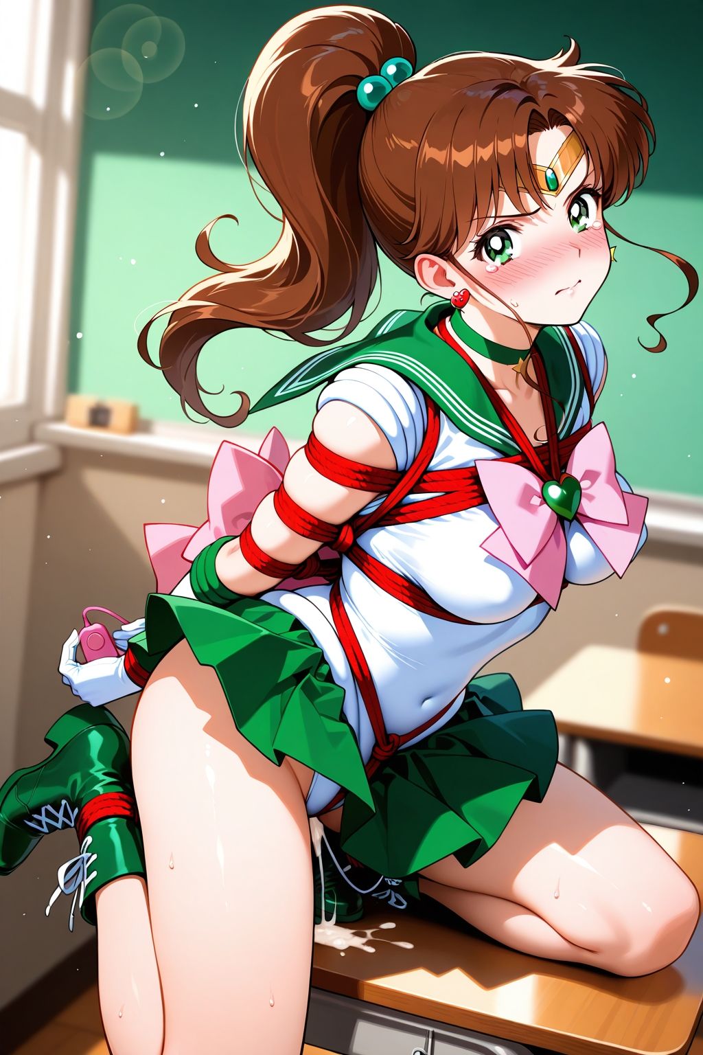 サンプル-夢見る乙女の調教コレクション7〜美少女戦士〇ーラームーン風4・木野〇こと風・緊縛編 - サンプル画像