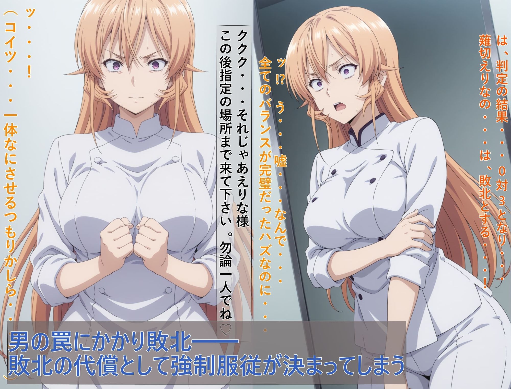 薙切えり○は敗北し絶望の服従人生へ堕とされる 画像4