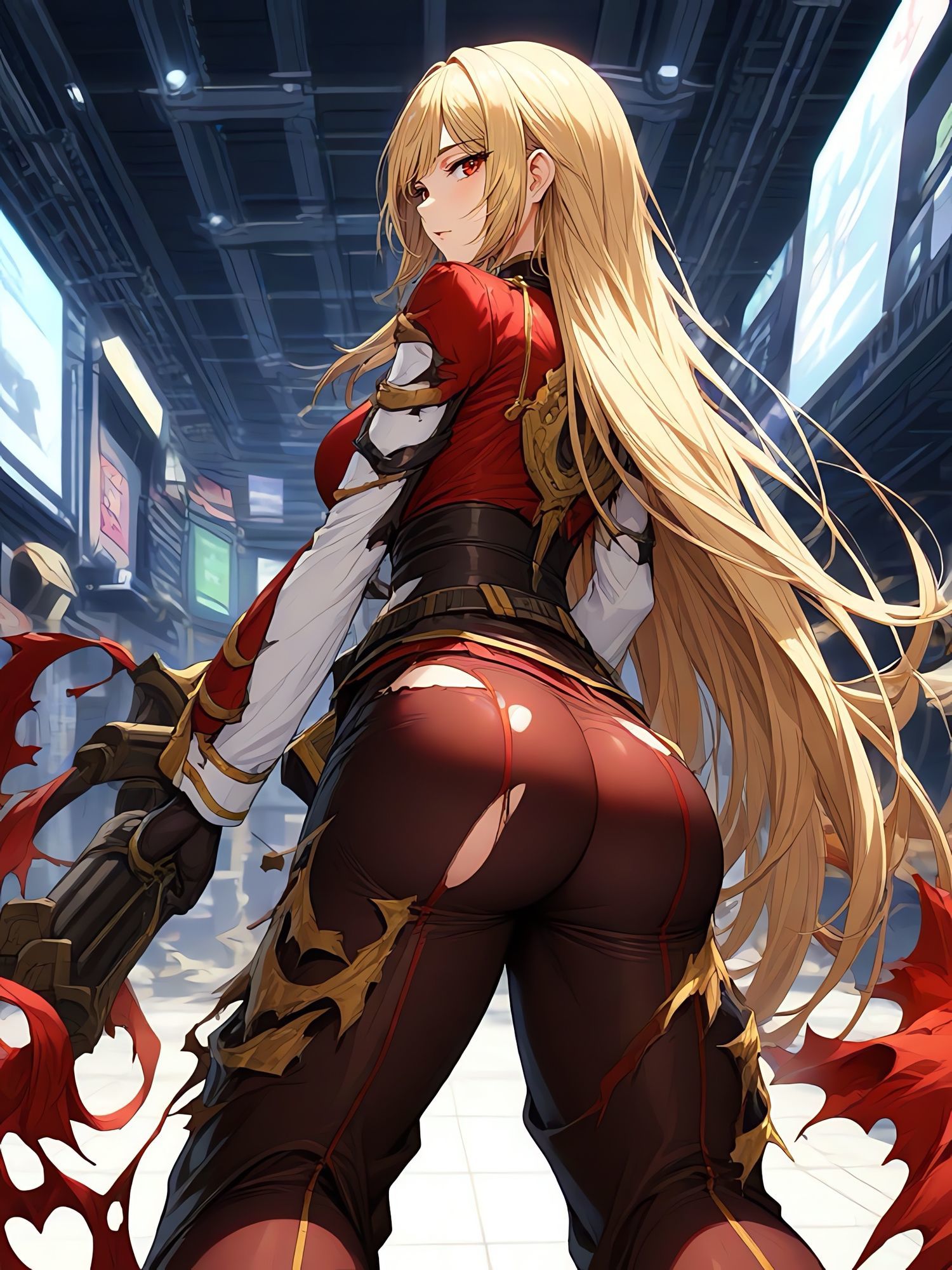 サンプル-軍服尻破れ - サンプル画像