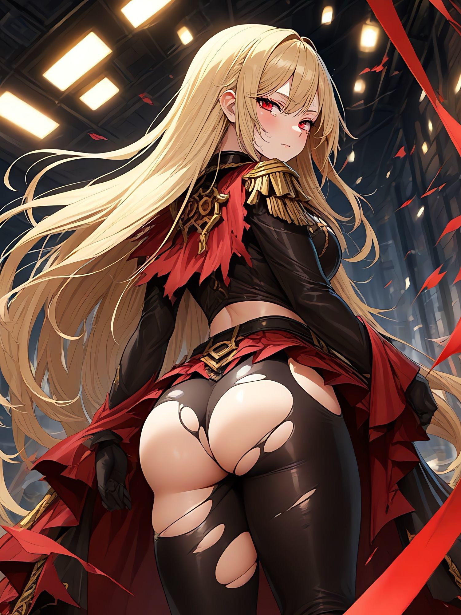 サンプル-軍服尻破れ - サンプル画像