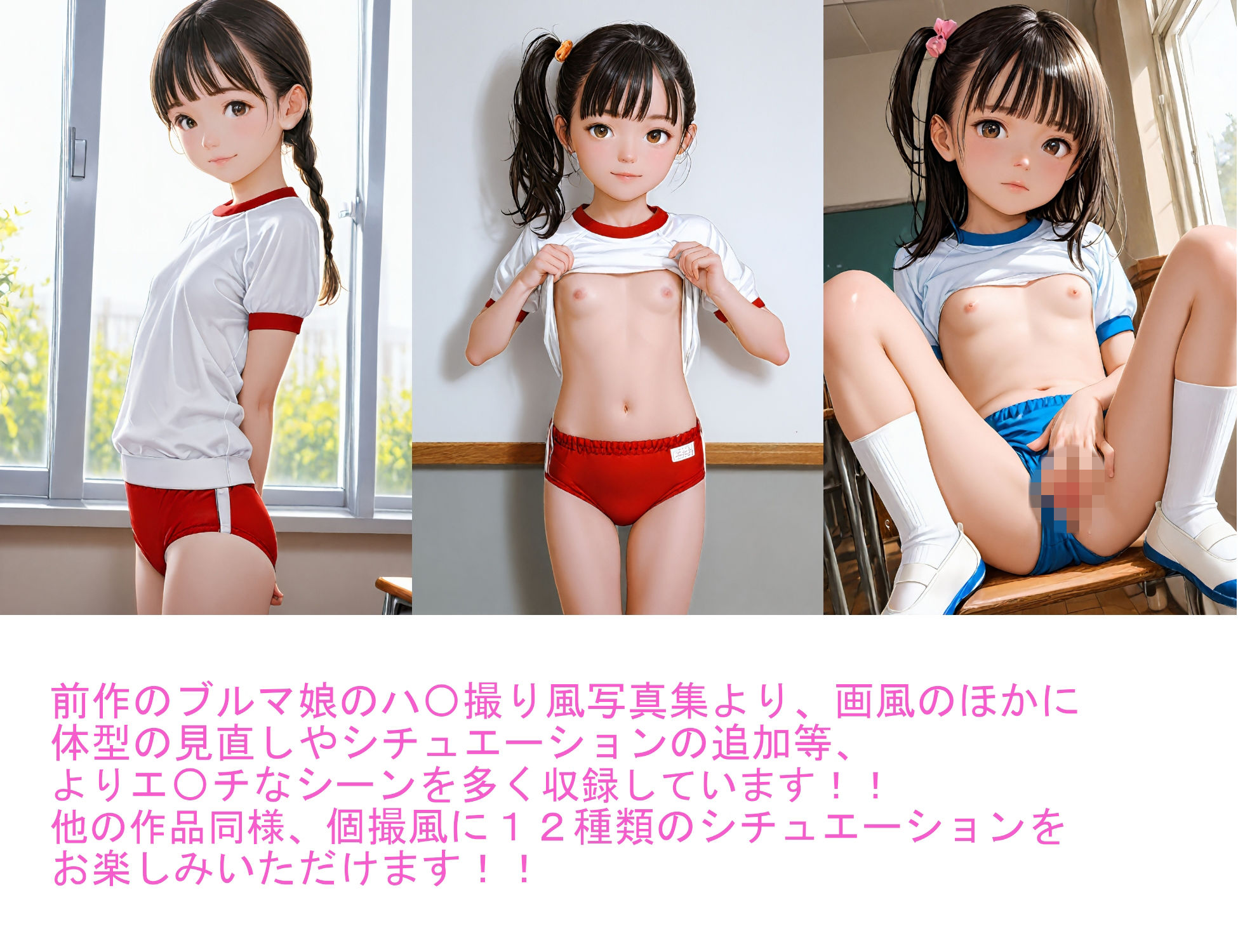 ブルマ娘のハ○撮り風写真集〜ver.2〜_2