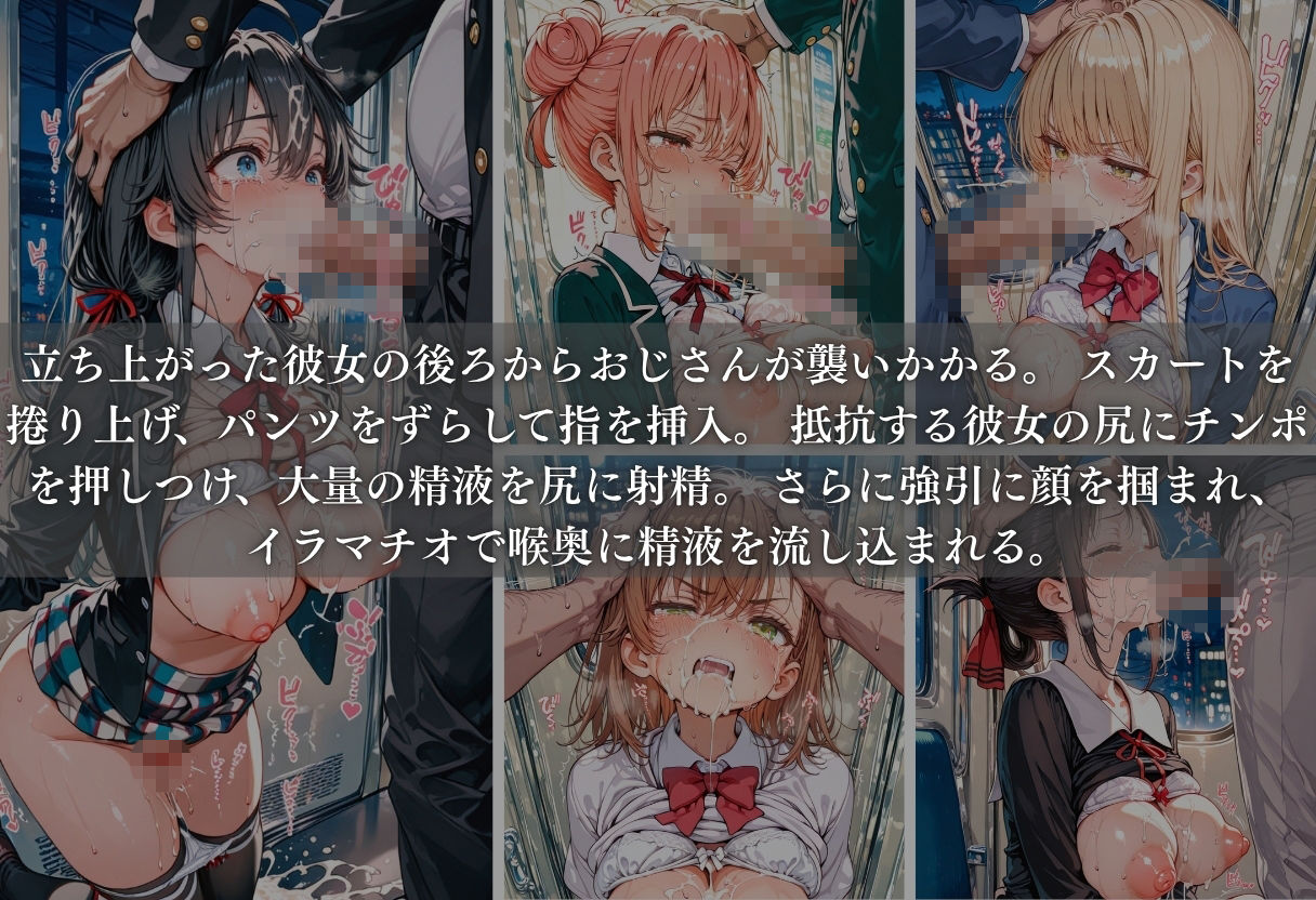 痴●列車ボテ腹END 〜キモおじリーマンに孕ませられる現役女子○生〜 Vol.3 画像6