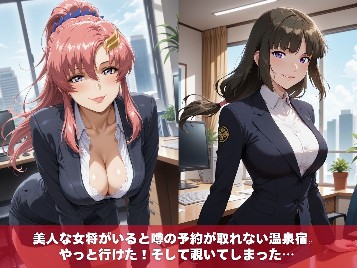 温泉宿の秘密（ハート）覗き見したら…〜ガ●ダムSEED〜