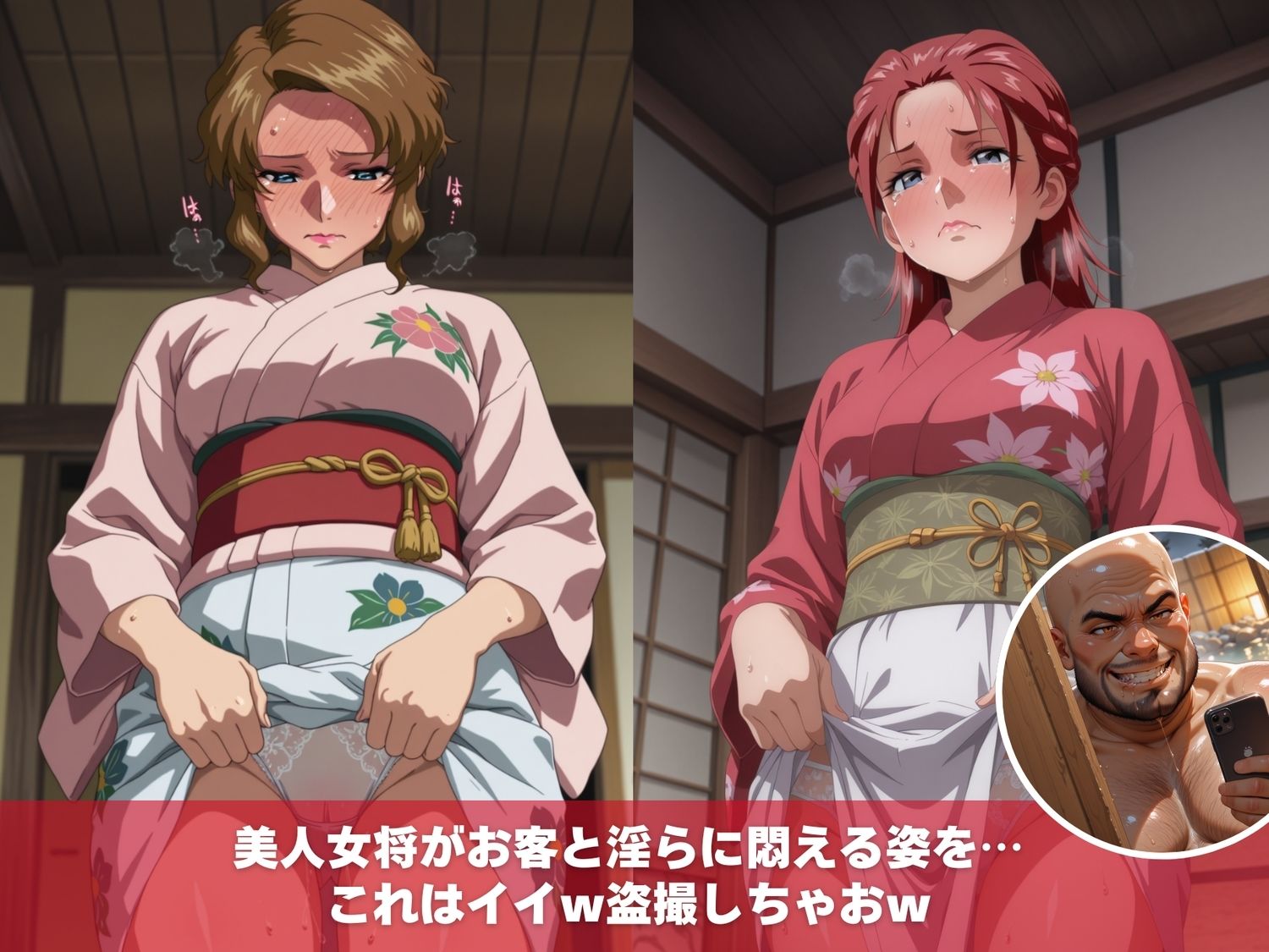 温泉宿の秘密（ハート）覗き見したら…〜ガ●ダムSEED2〜 サンプル2