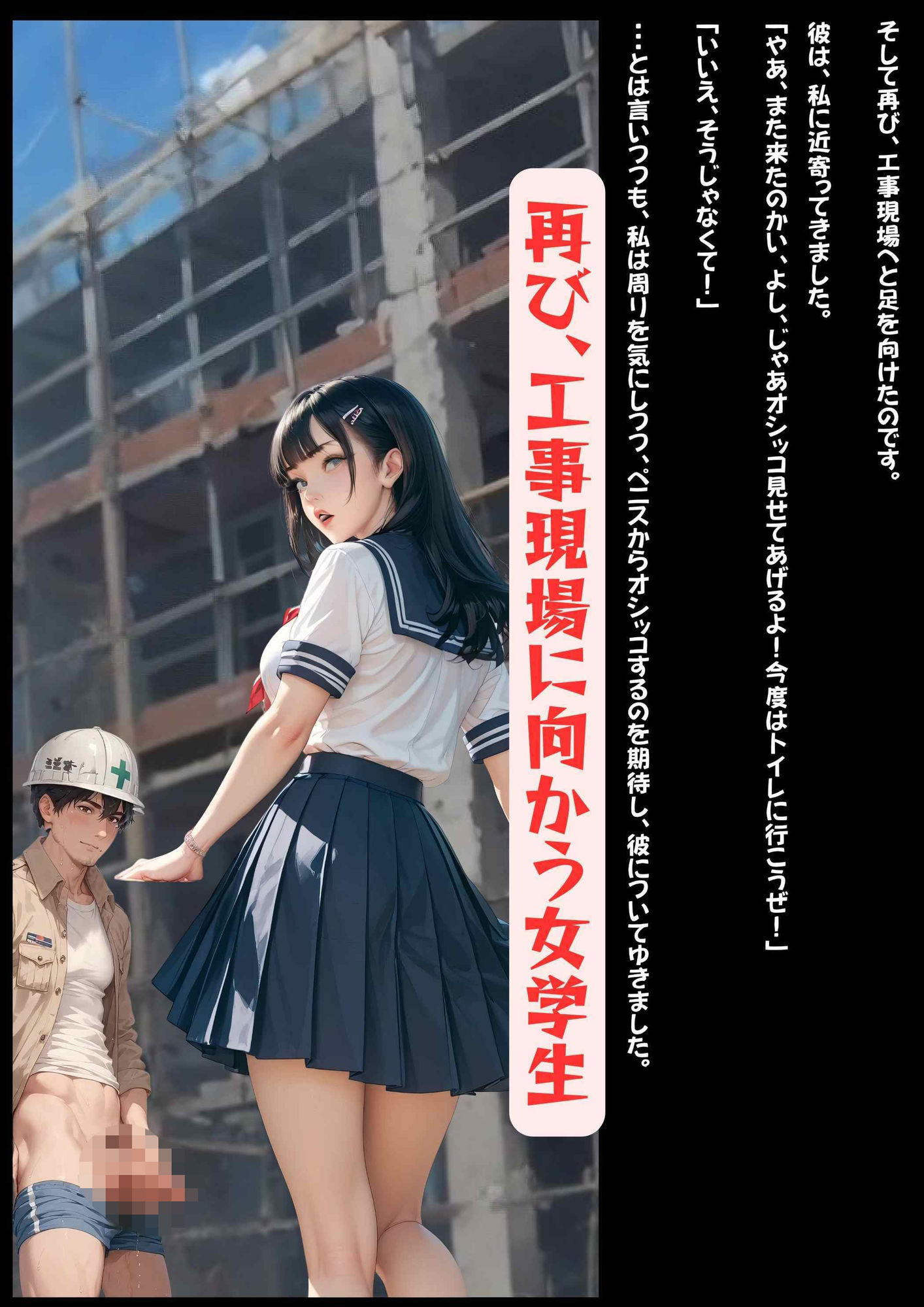 変態プチ小説  女学生は肉体労働者がお好き 画像4