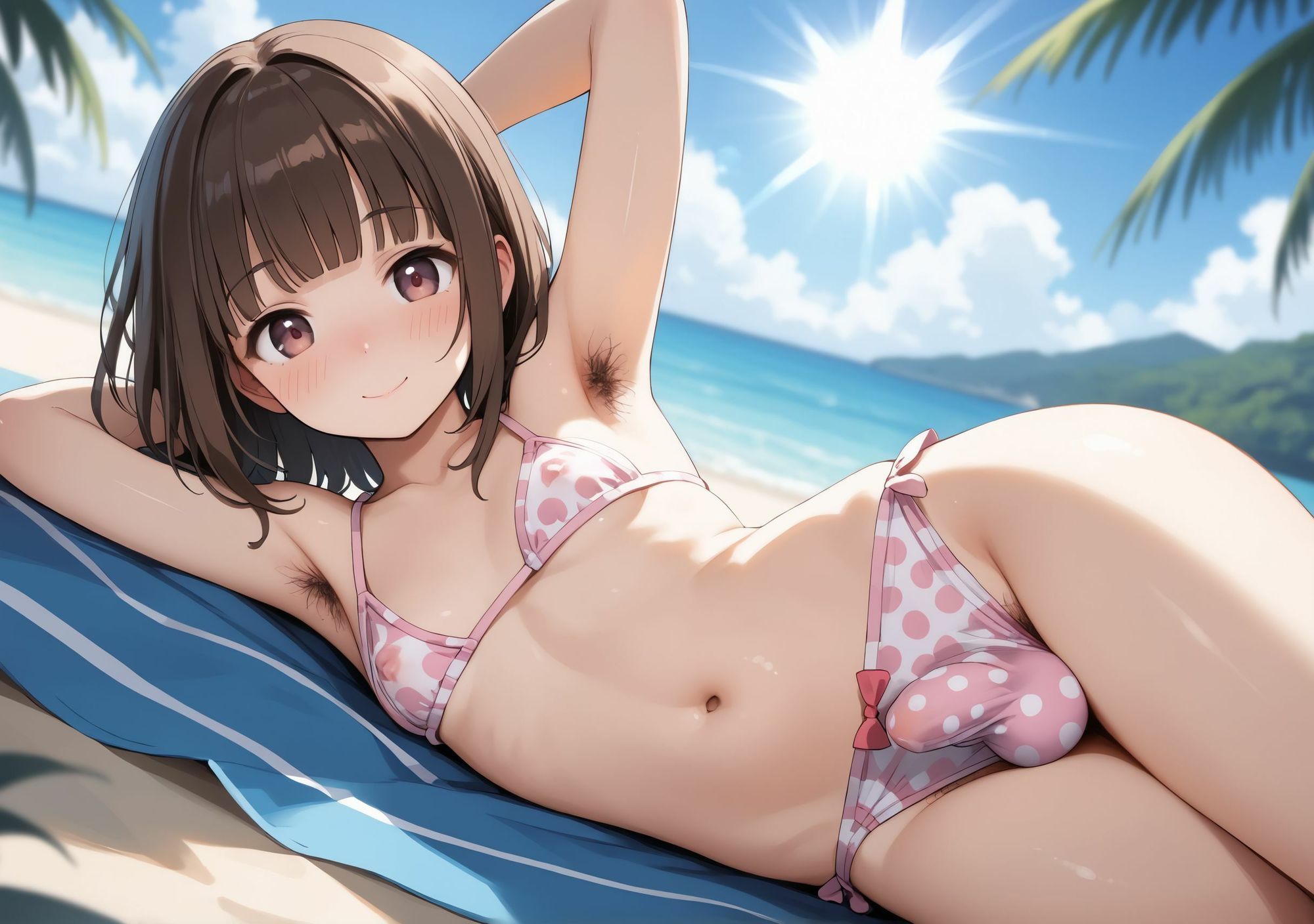 後輩の男の娘がワキ毛を見せてきて目のやり場に困ります vol.4_6