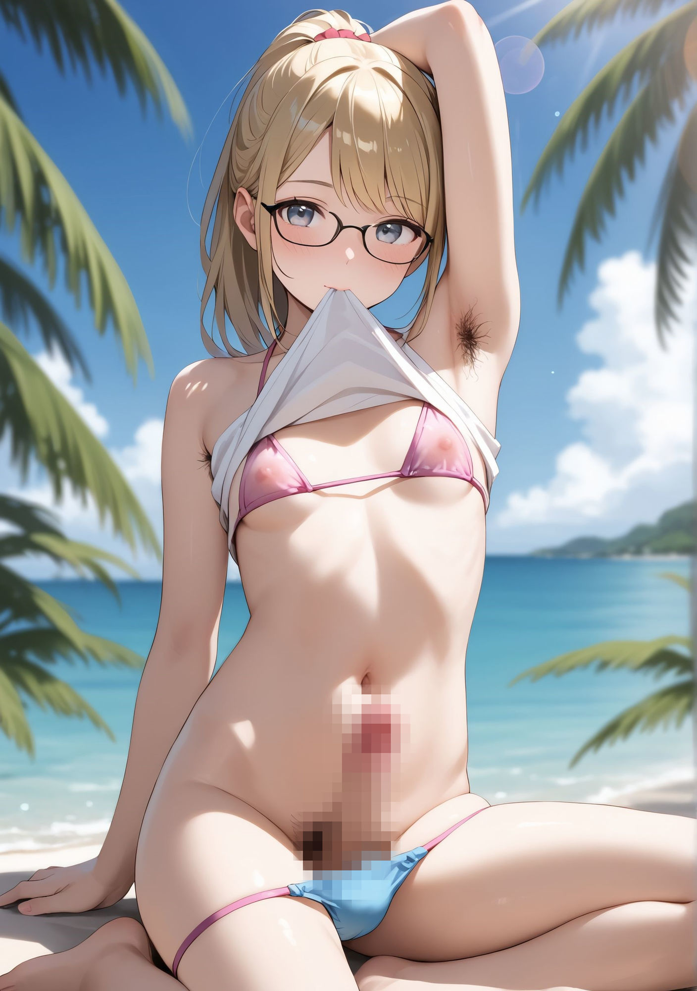 後輩の男の娘がワキ毛を見せてきて目のやり場に困ります vol.4_10