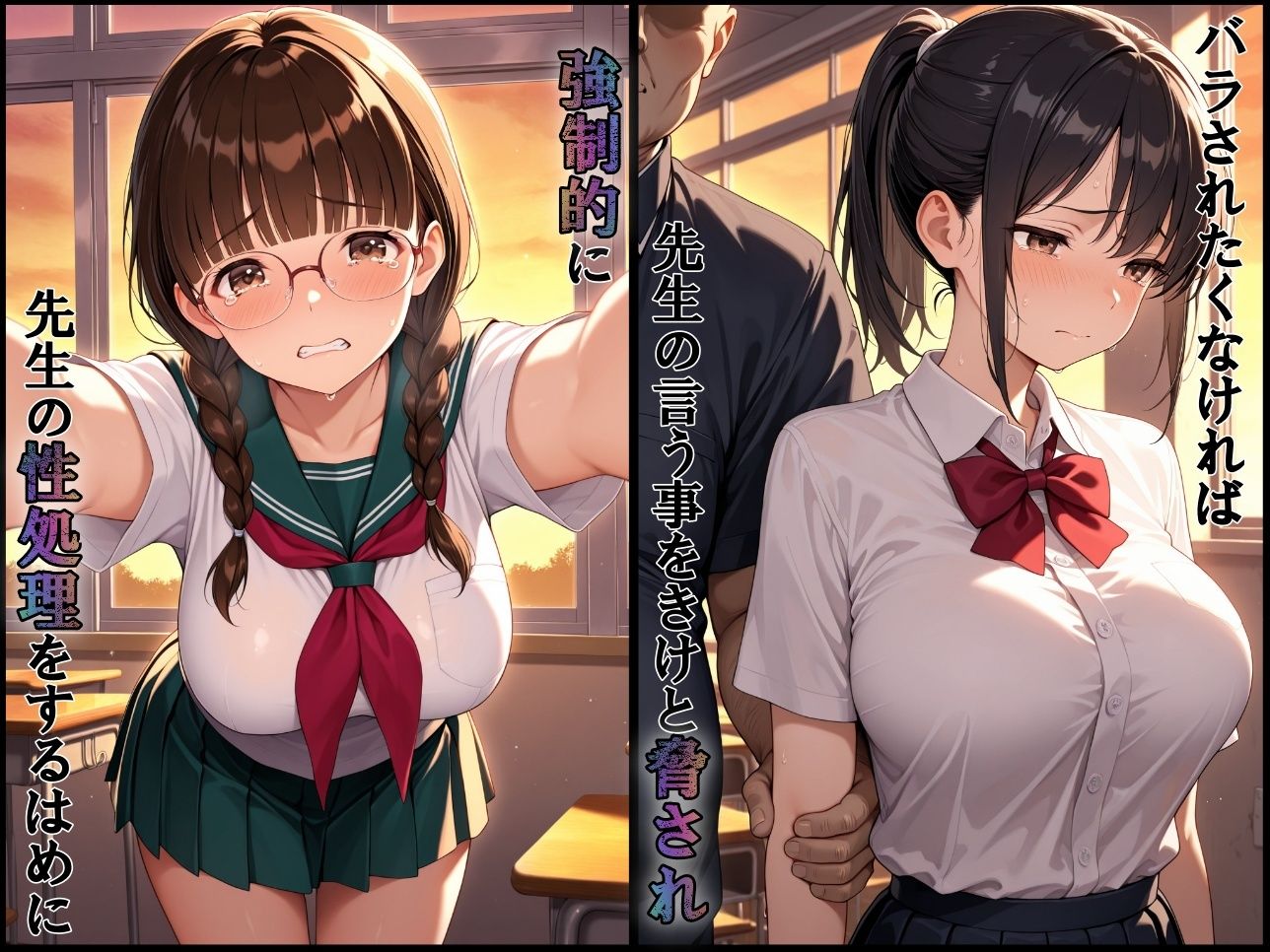 強●中出しメイド女子校生～キモデブ教師の性処理に堕ちる日々～【498枚】4