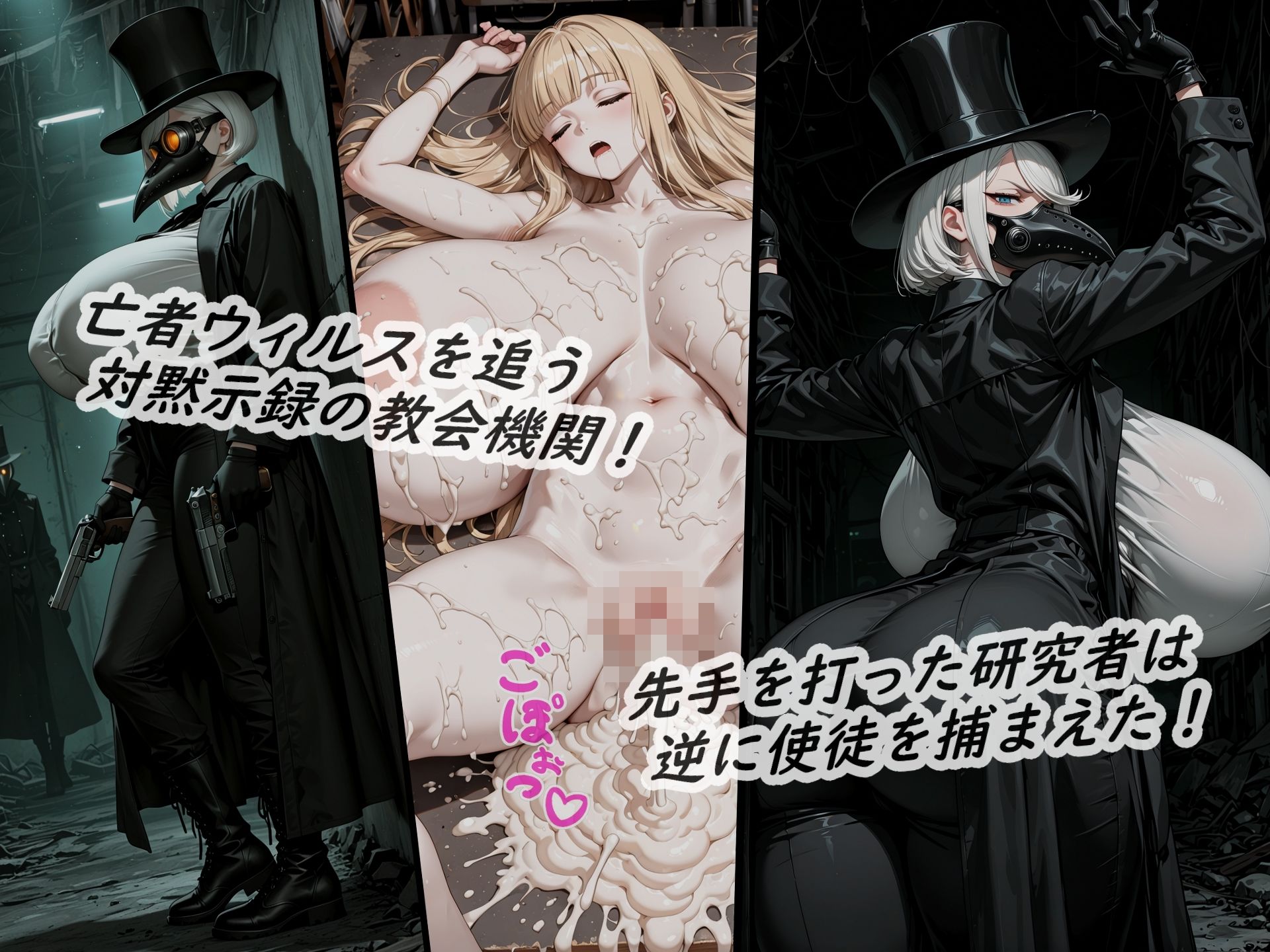 イラストノベル『亡者の溢れる世界で敗北した女の末路は…』 サンプル1