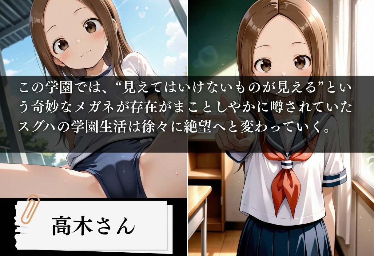 極上透視メガネ 〜高木さん編〜 画像1