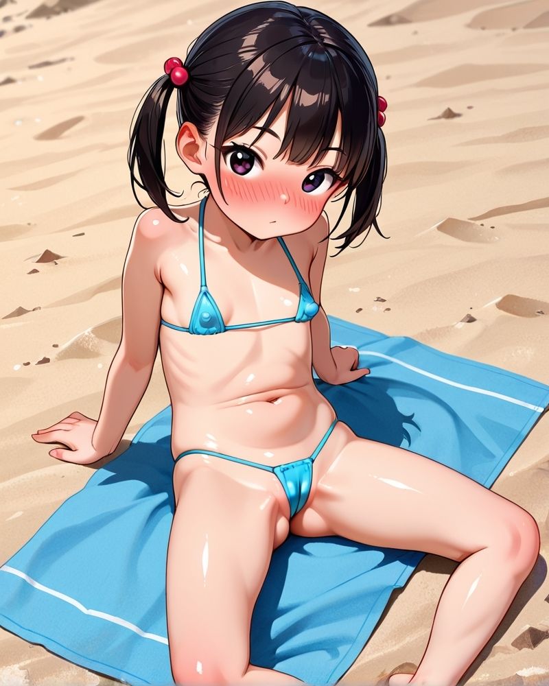 〇さな純真を穢す極小水着 〜罪悪感あふれる密着背徳〜 サンプル画像 5
