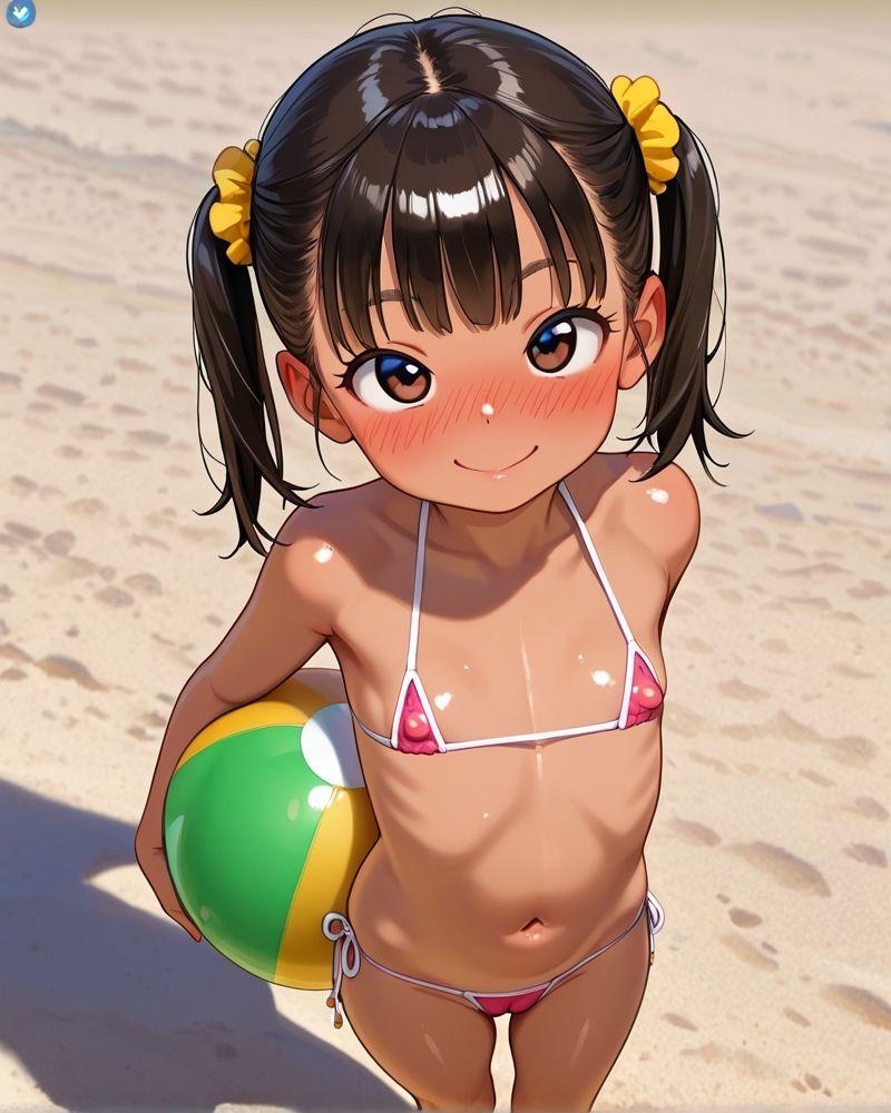 〇さな純真を穢す極小水着 〜罪悪感あふれる密着背徳〜 サンプル画像 6