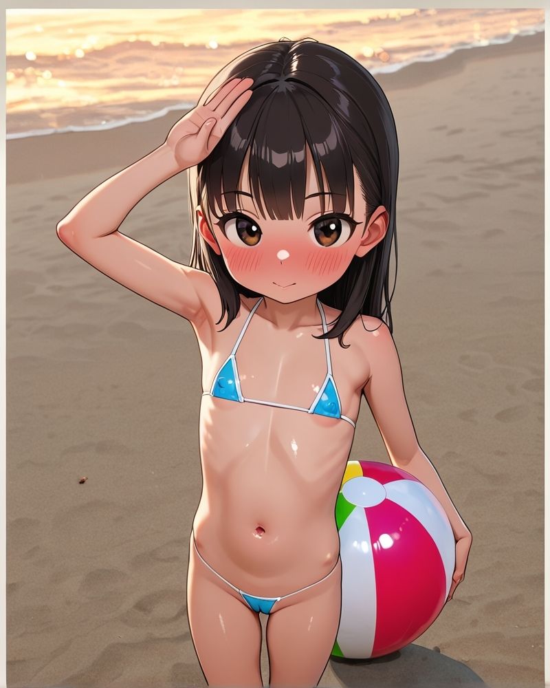 〇さな純真を穢す極小水着 〜罪悪感あふれる密着背徳〜 サンプル画像 7